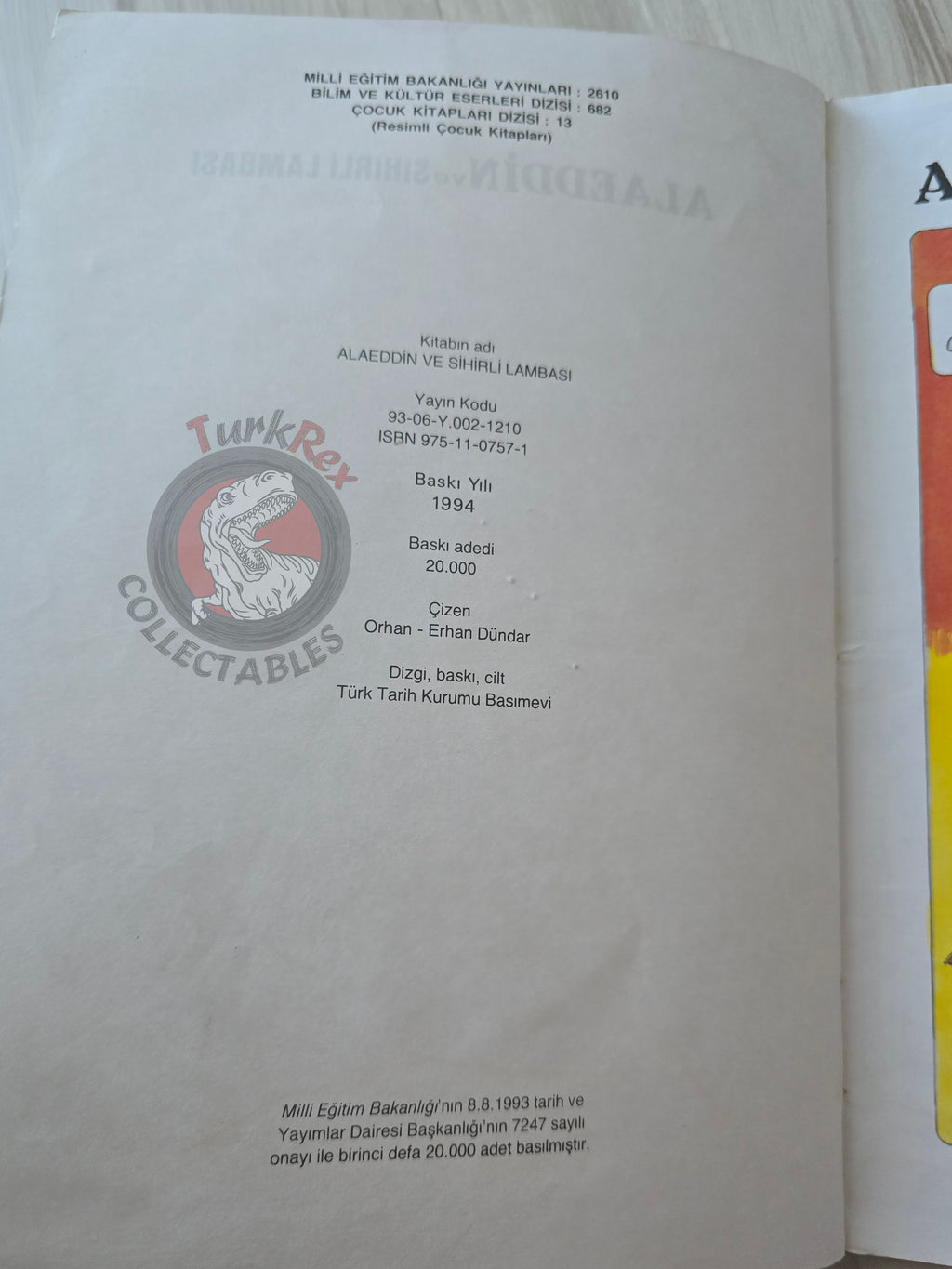 Aladdin and the Wonderful Lamp Turkish Comic Turkey Classics Ilustrated