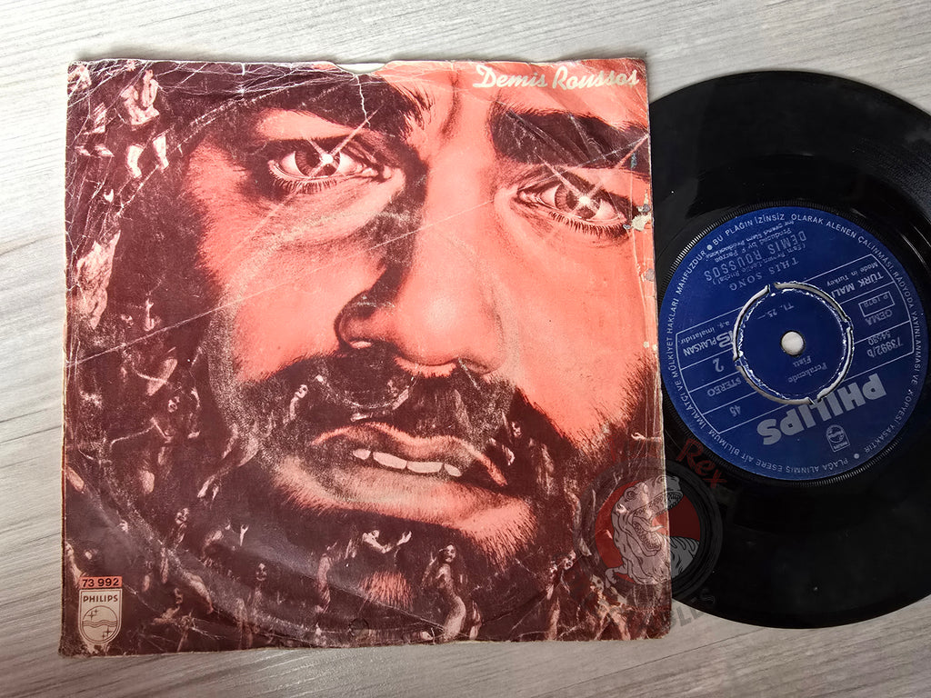 Demis Roussos – That Once In A Lifetime 7" Turkish Pressing Vinyl Turkey Edition