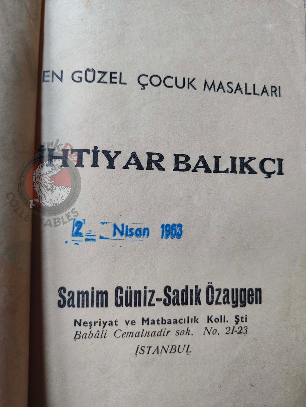 Ernest Hemingway – The Old Man and the Sea 1962 Illustrated Turkish Book Turkey