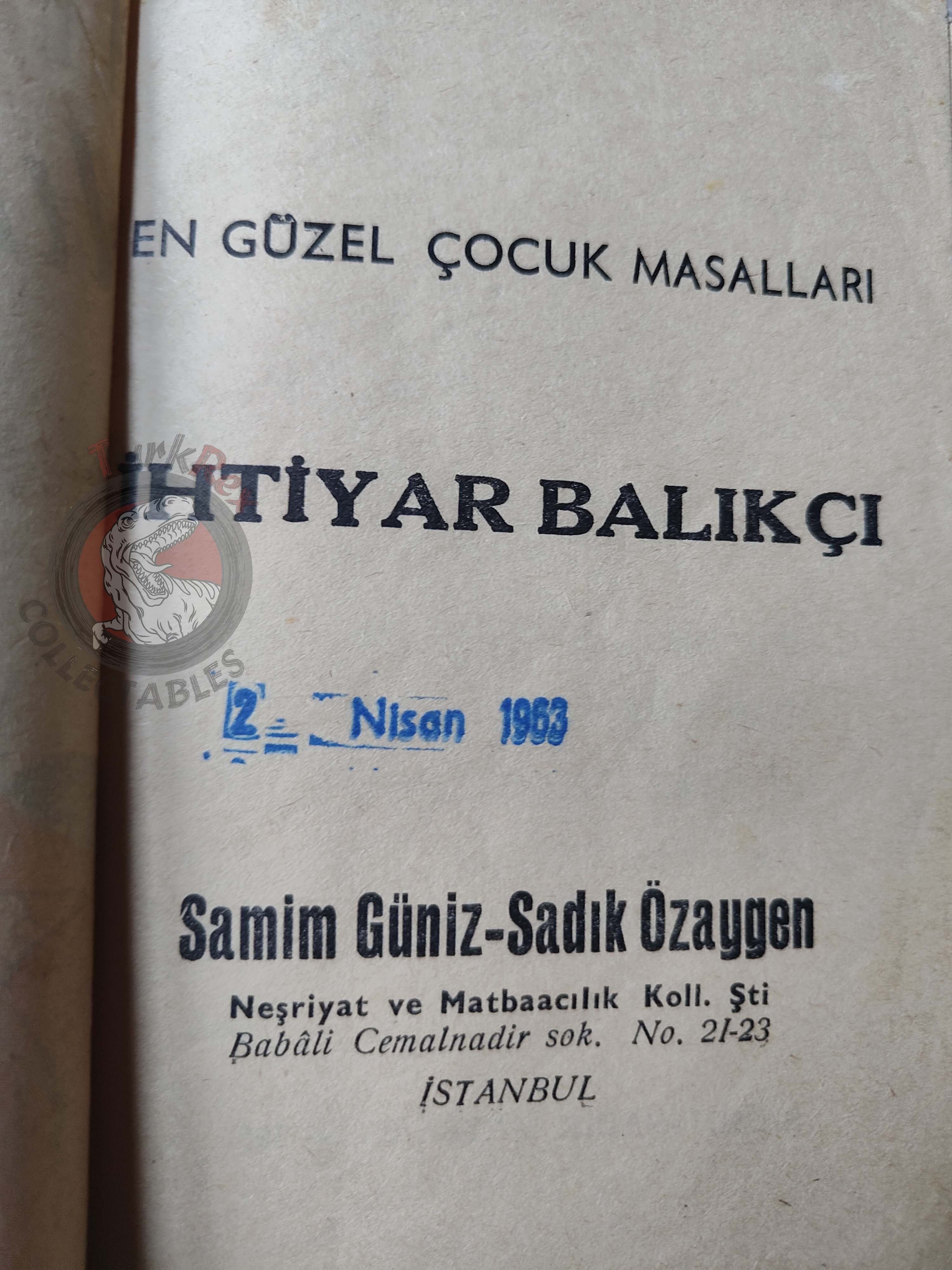 Ernest Hemingway – The Old Man and the Sea 1962 Illustrated Turkish Book Turkey