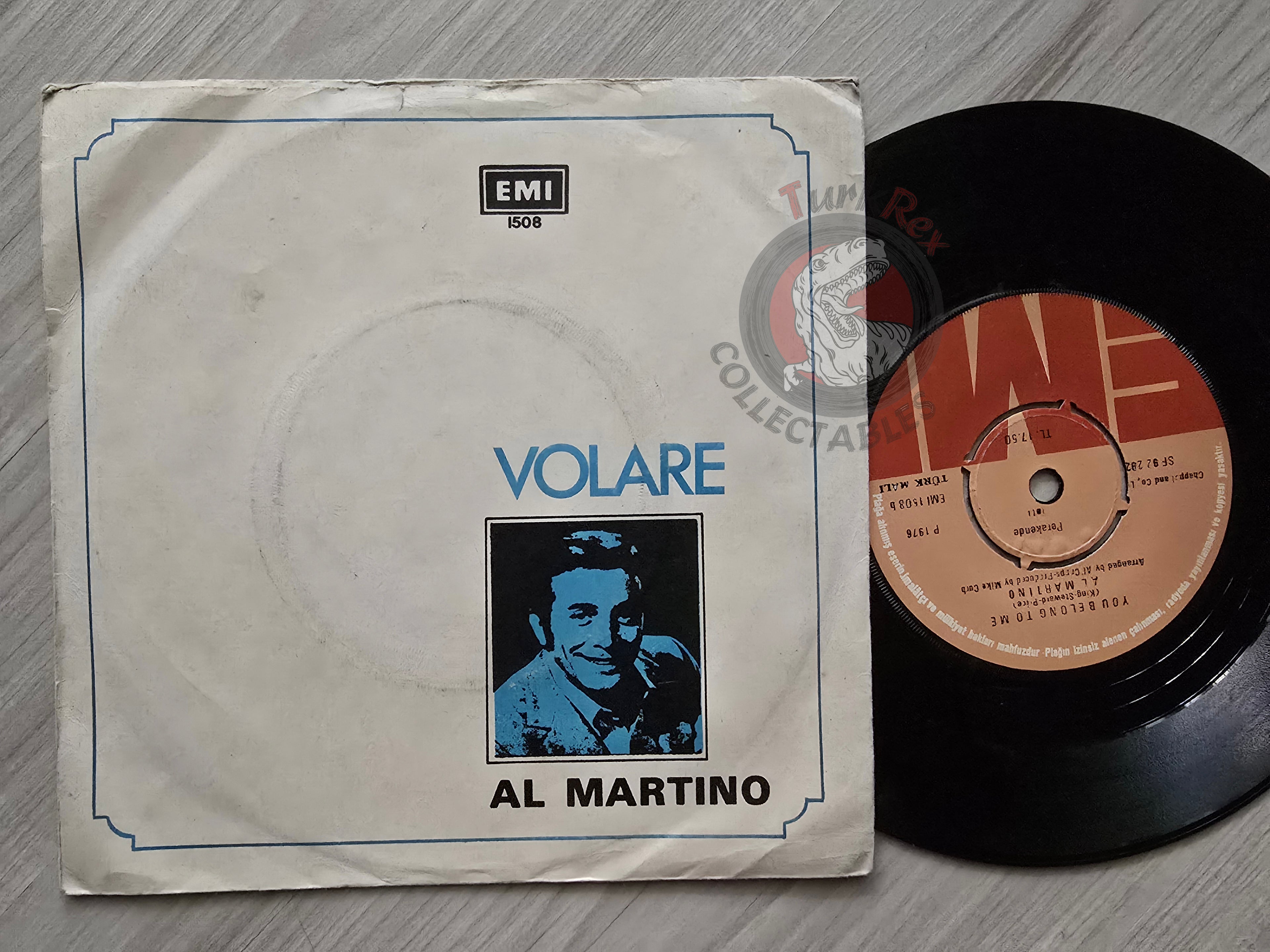 Al Martino – Volare 7" Turkish Pressing Vinyl Turkey Edition