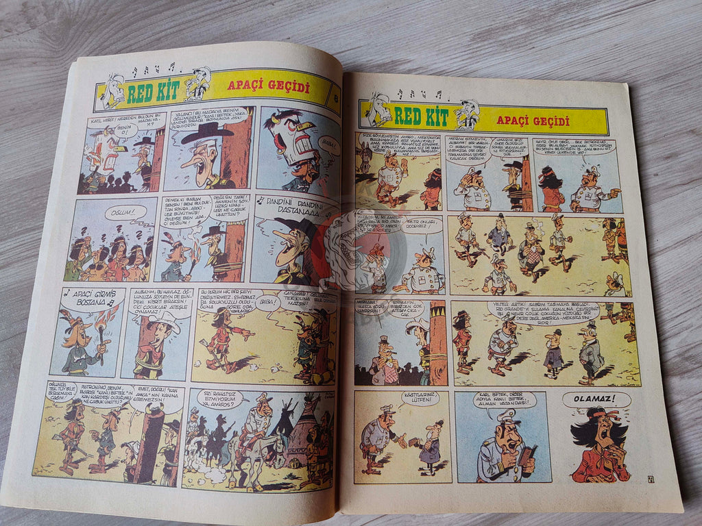 Milliyet Çocuk #49 1984 Turkish Comic Turkey Michael Jackson Lucky Luke Eric Castel Robin Dubois