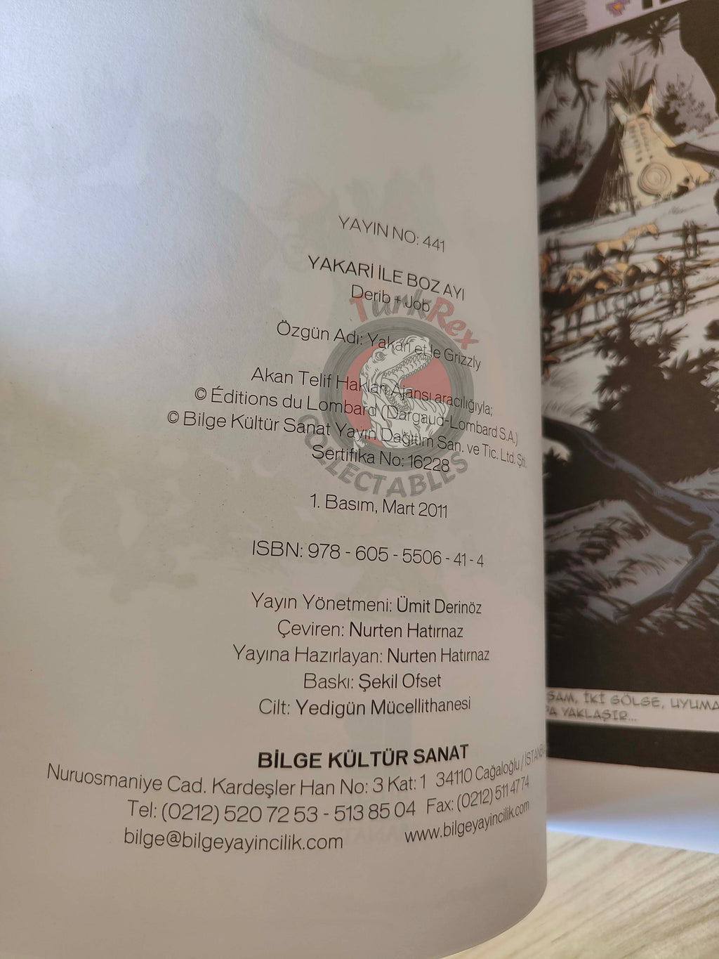Yakari #4 Et Le Grizzly Comic Turkey Derib + Job