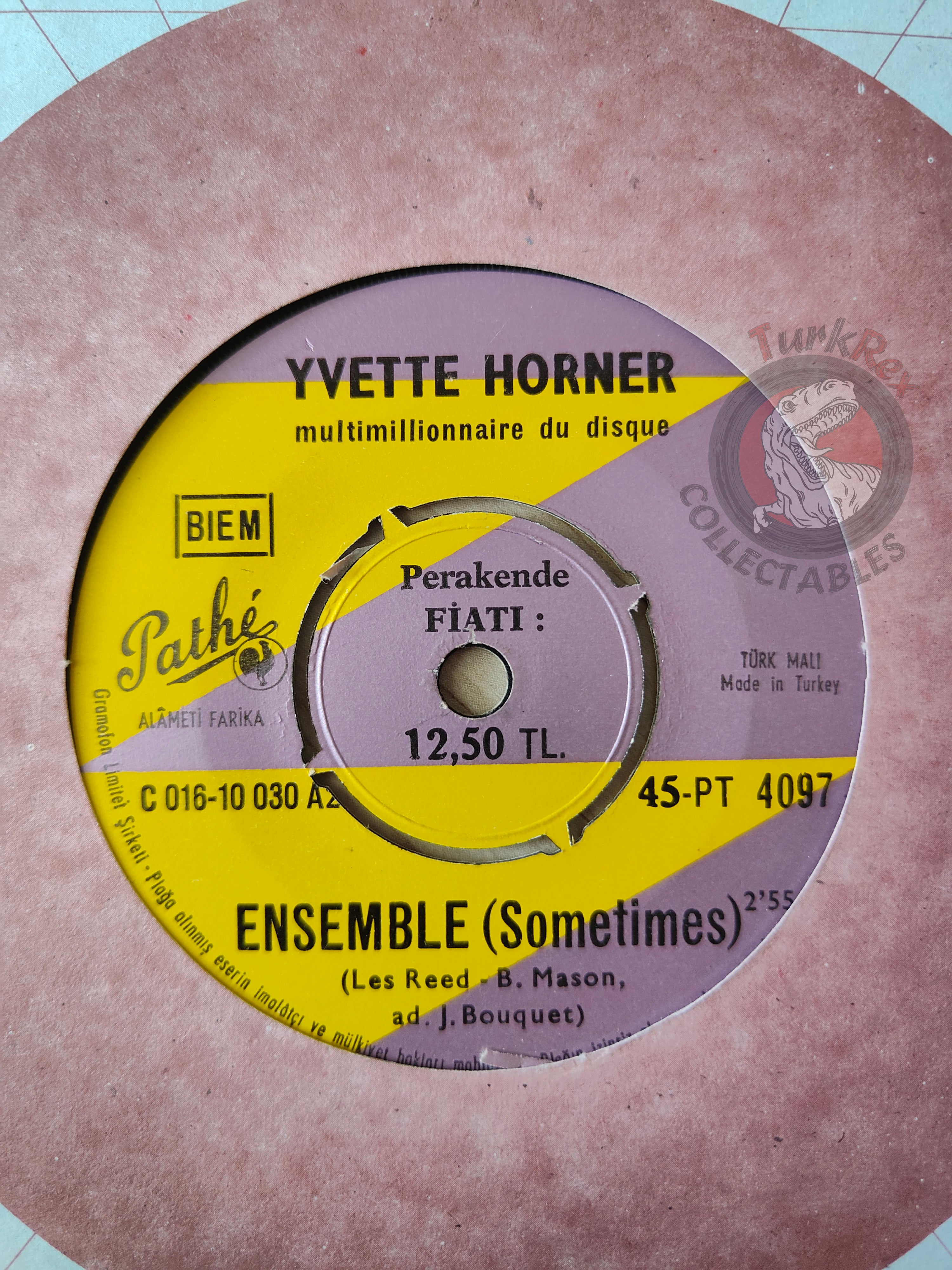 Yvette Horner  – Casatschok 7" Turkish Pressing Vinyl Turkey Edition