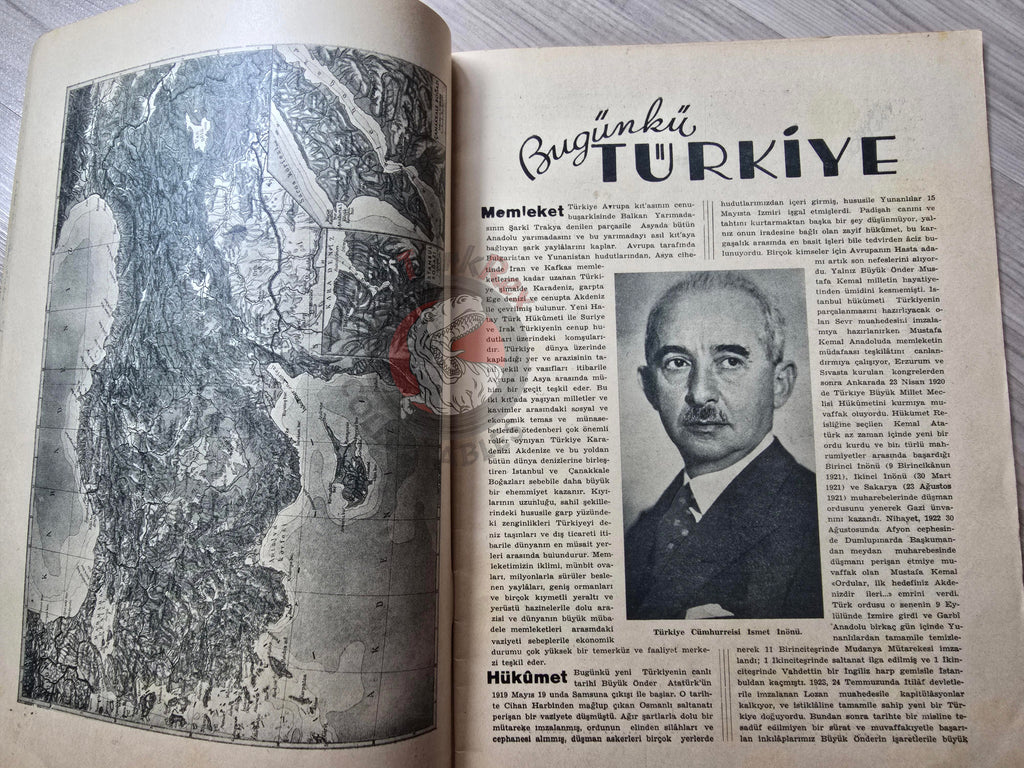 Faik Sabri – Turkey Today 1938 Turkish Book Turkey Illustrated