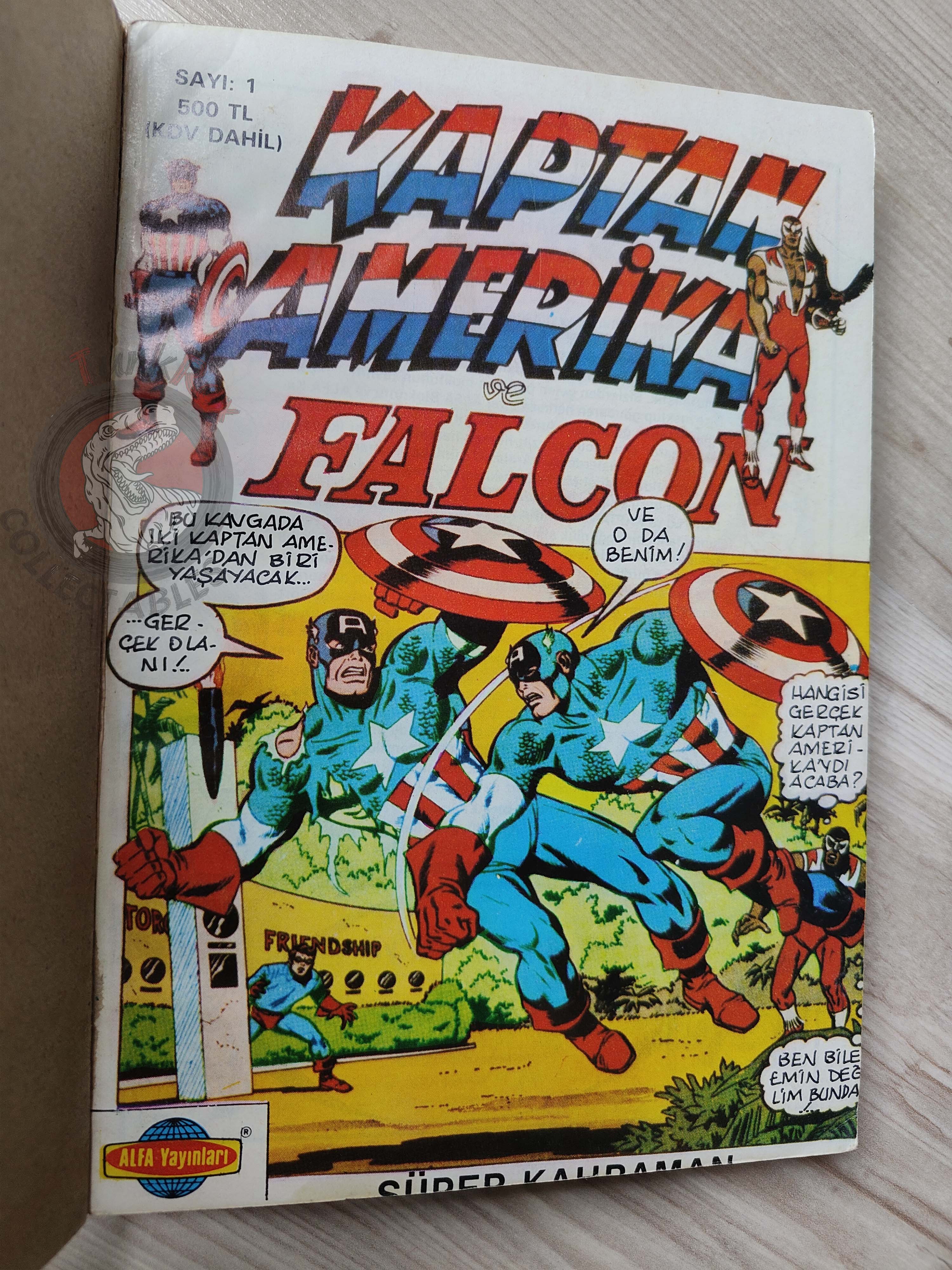 Captain America – Volume 1 1989 Turkish Comic Turkey