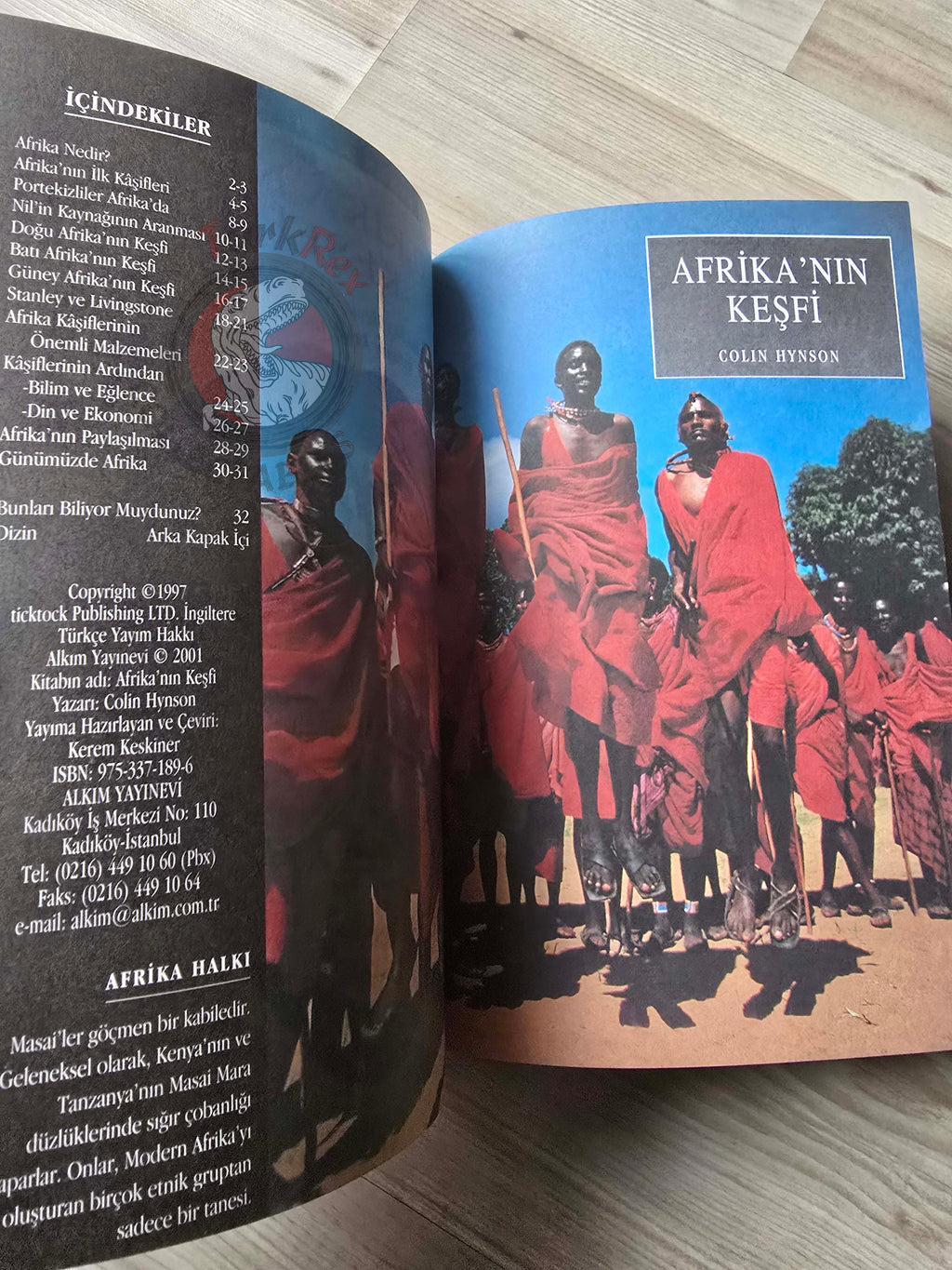 Colin Hynson – Exploration Of Africa 2001 Turkish Book Turkey