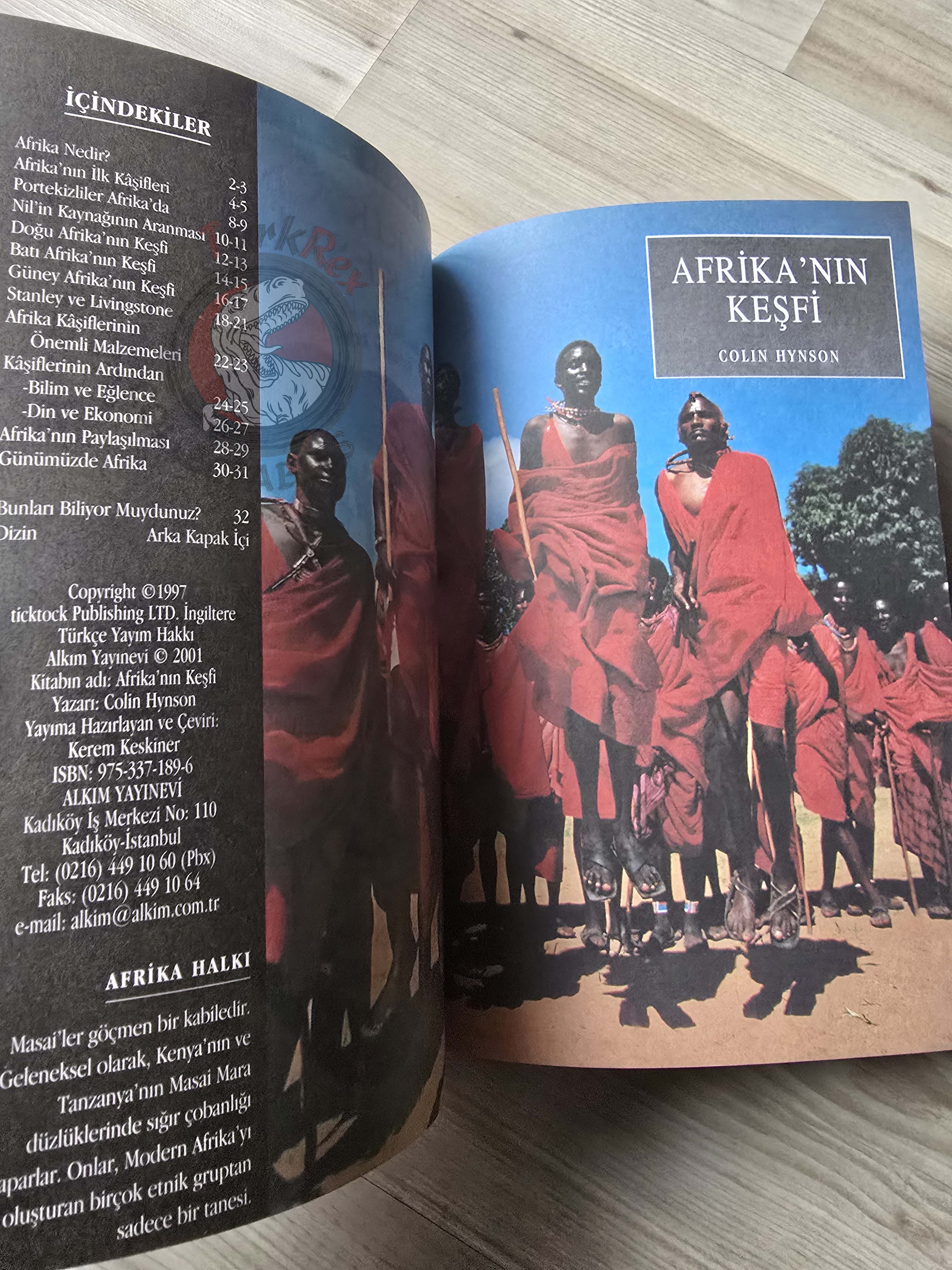 Colin Hynson – Exploration Of Africa 2001 Turkish Book Turkey