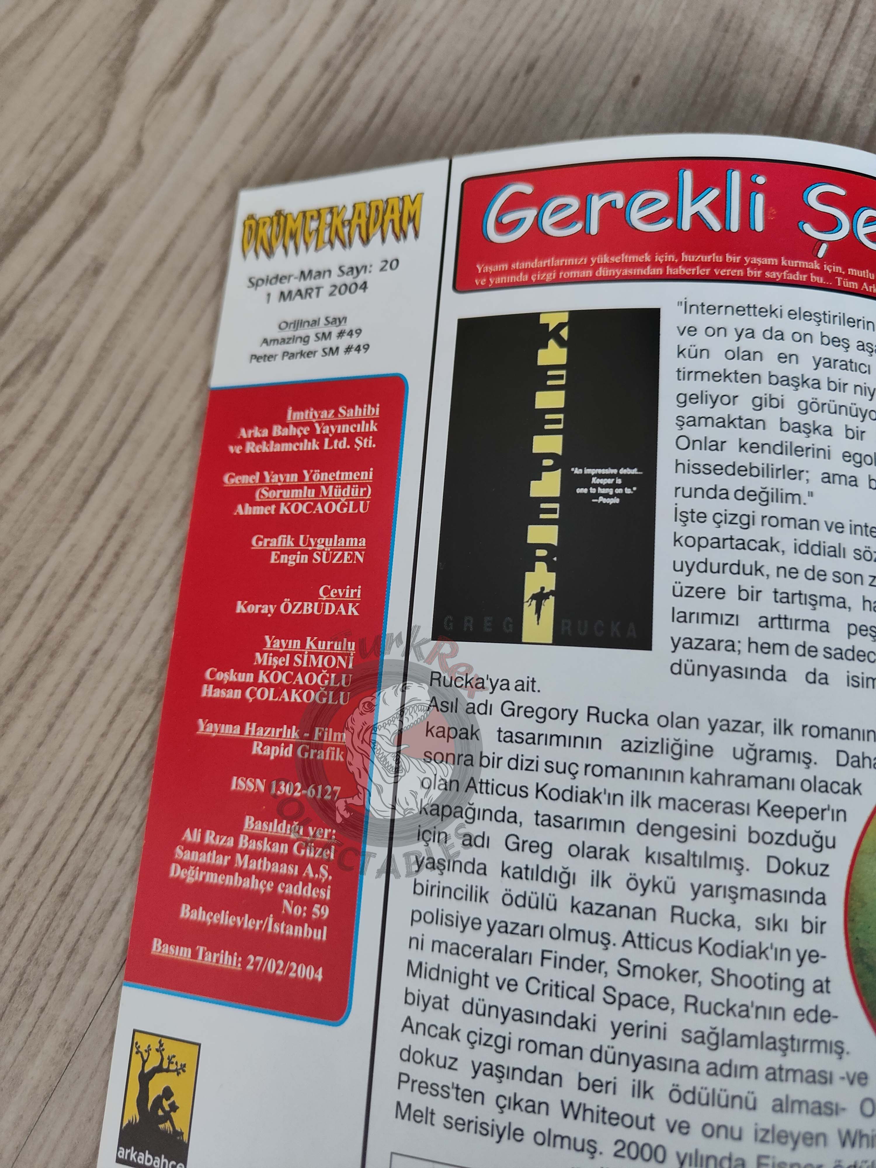 Spider-Man #20 2004 Turkish Comic Turkey The Amazing #49 Peter Parker #49