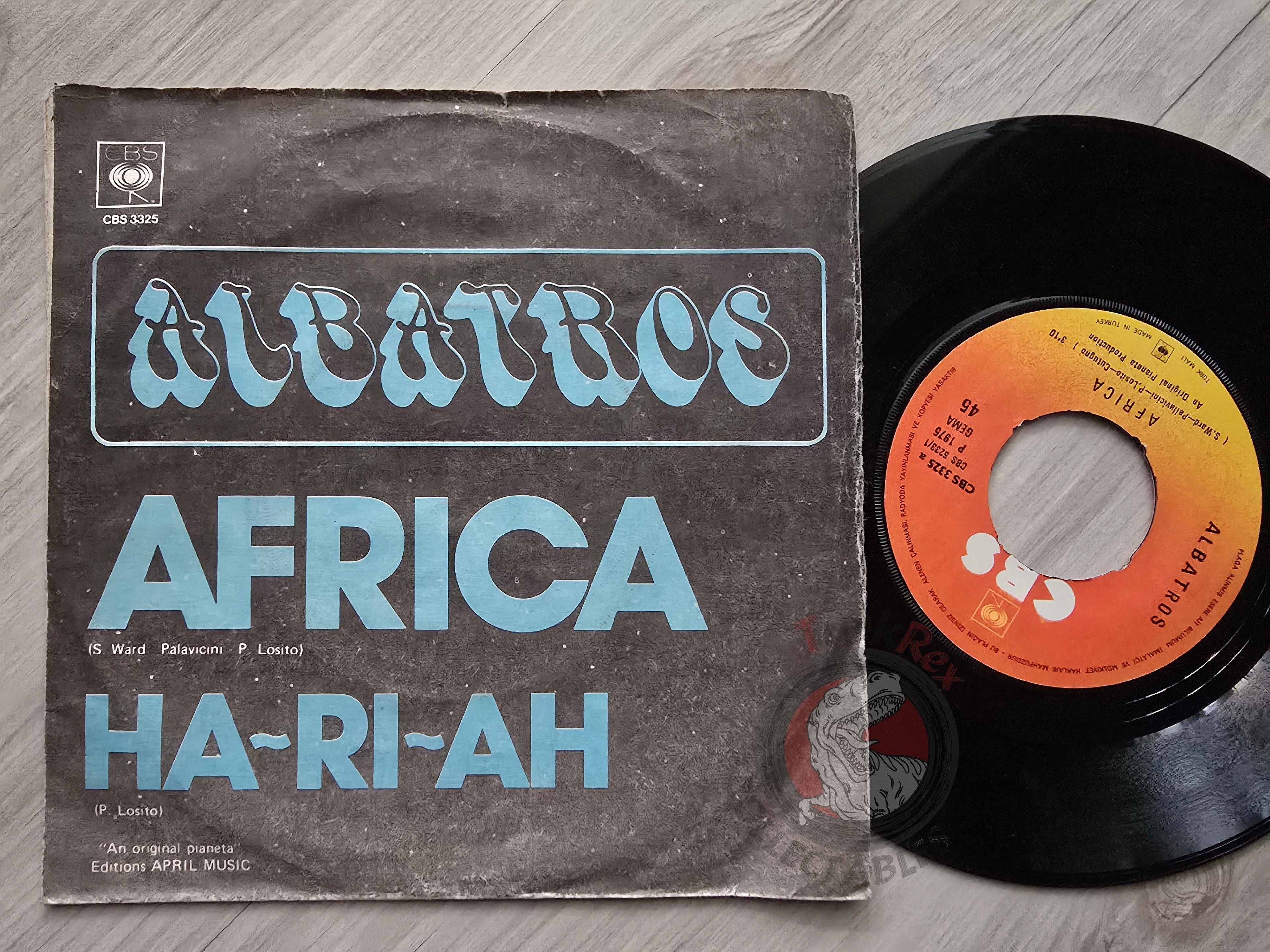 Albatros – Africa / Ha-Ri-Ah 7" Turkish Pressing Vinyl Turkey Edition