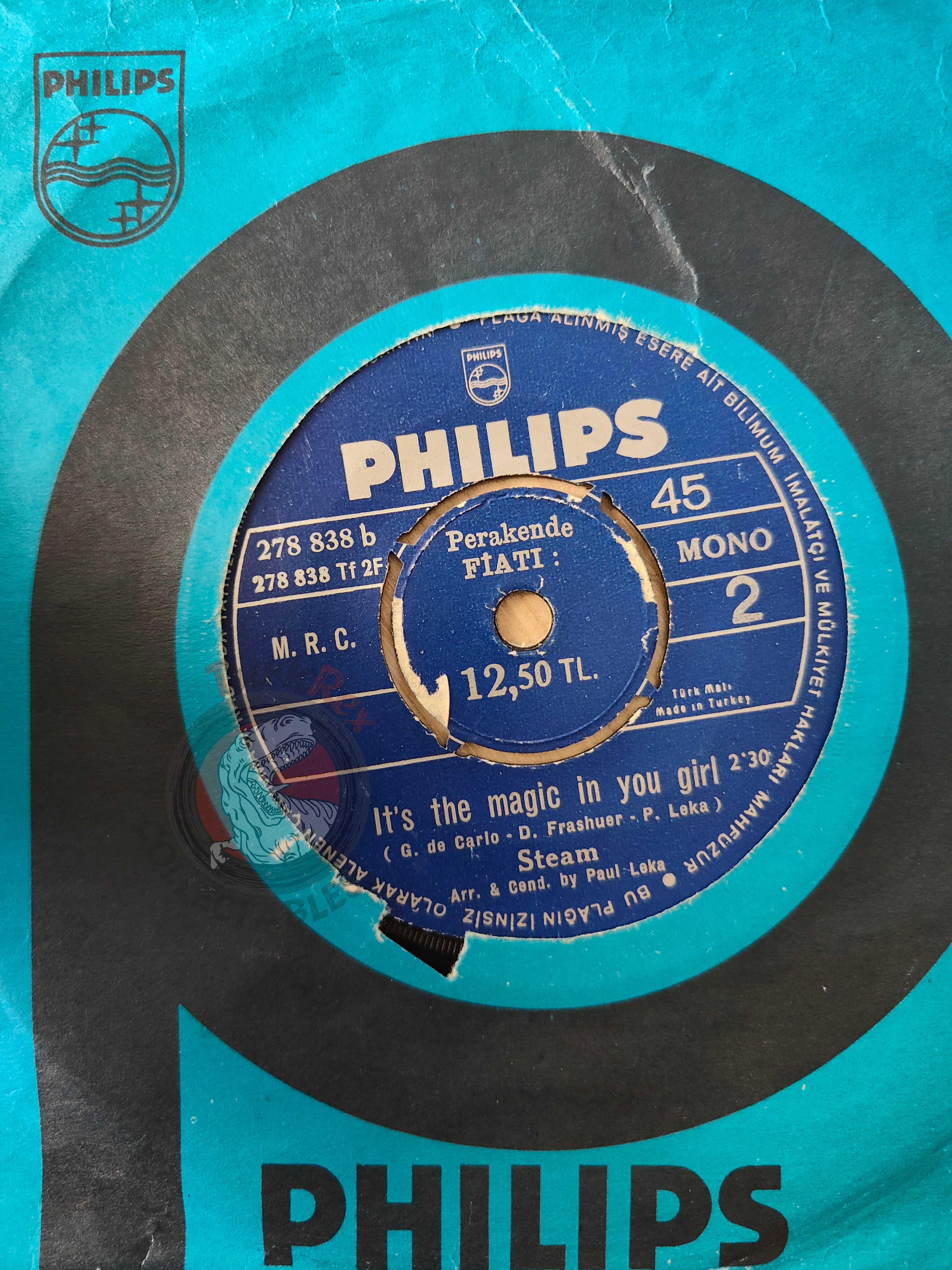 Steam – Na Na Hey Hey Kiss Him Goodbye 7" Turkish Pressing Vinyl Turkey Edition 1
