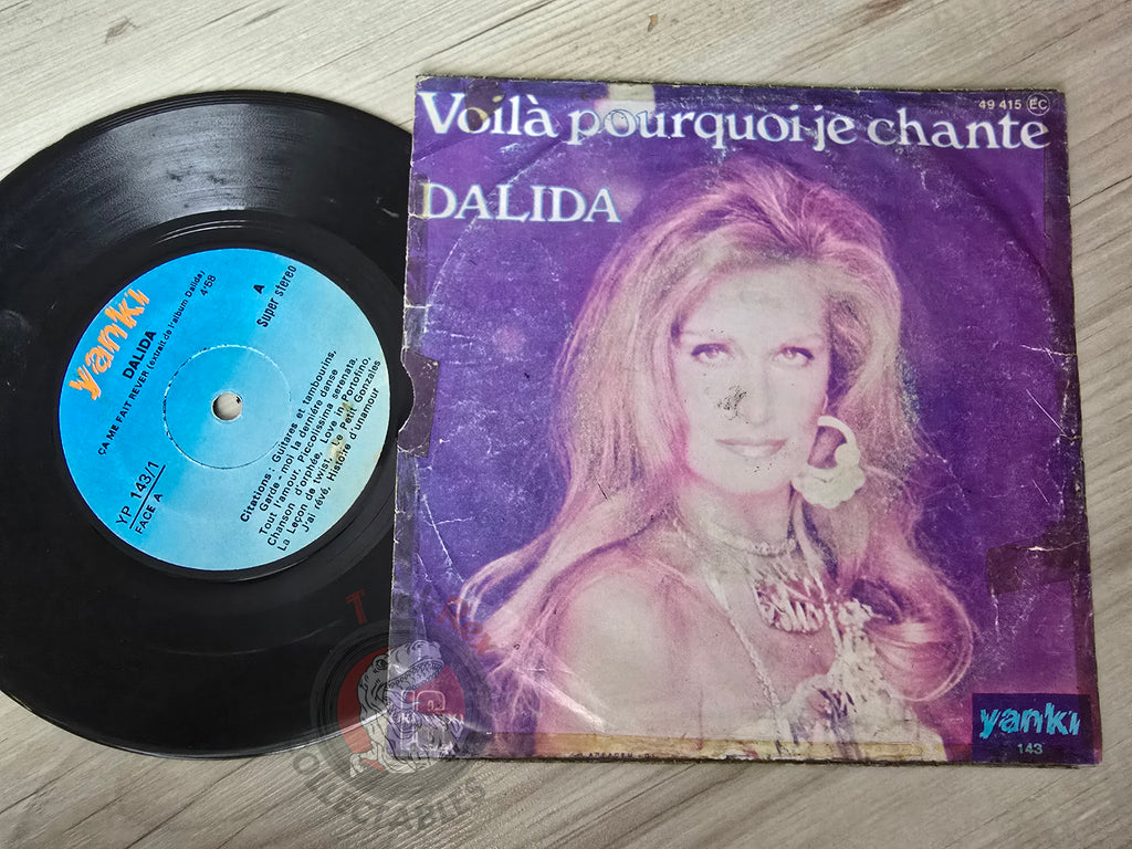 Dalida, Bruno Guillain – Ça Me Fait Rêver 7" Turkish Pressing Vinyl Turkey Edition