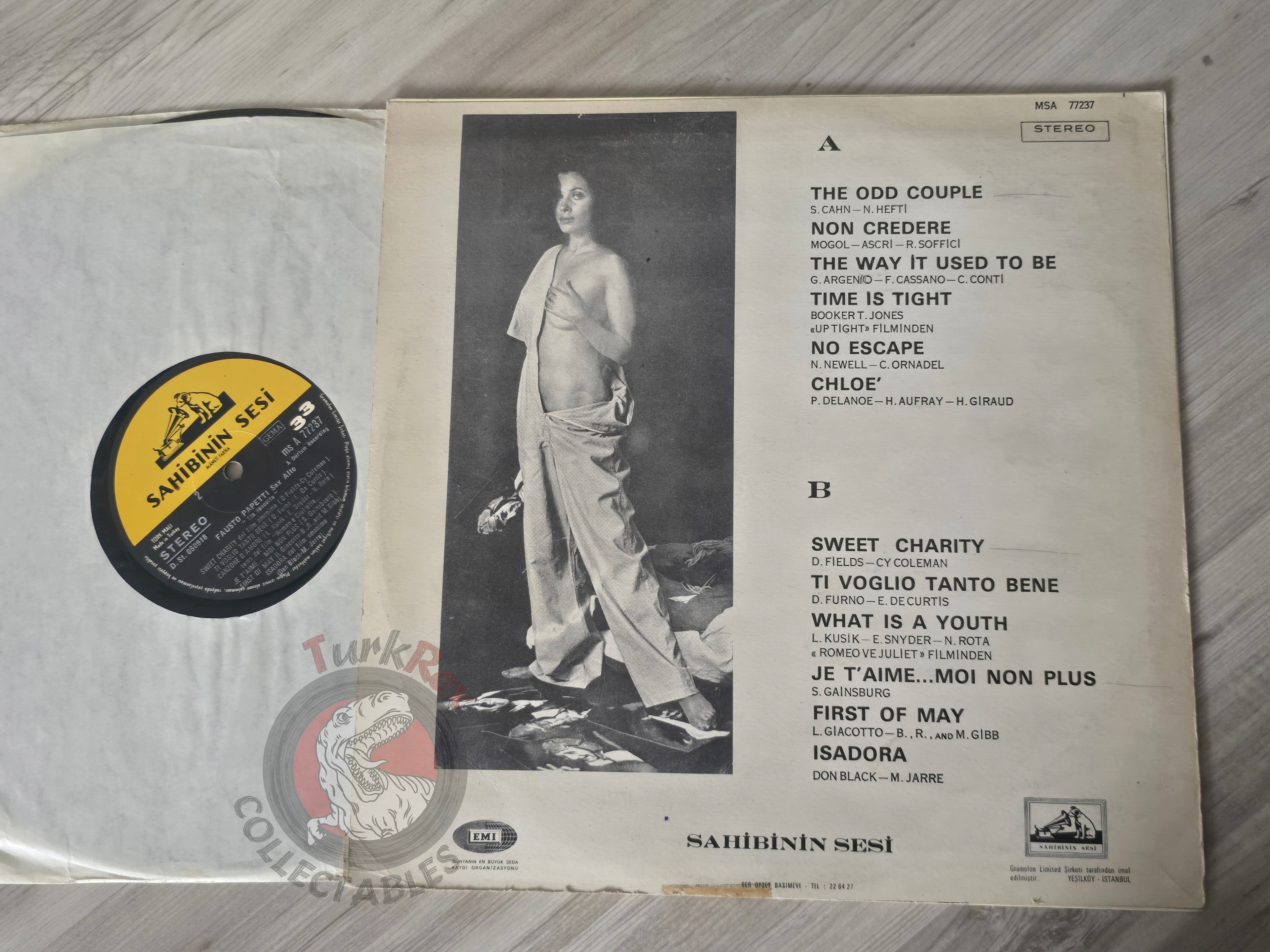 Fausto Papetti – 10a Raccolta Turkish Pressing Vinyl Turkey Edition