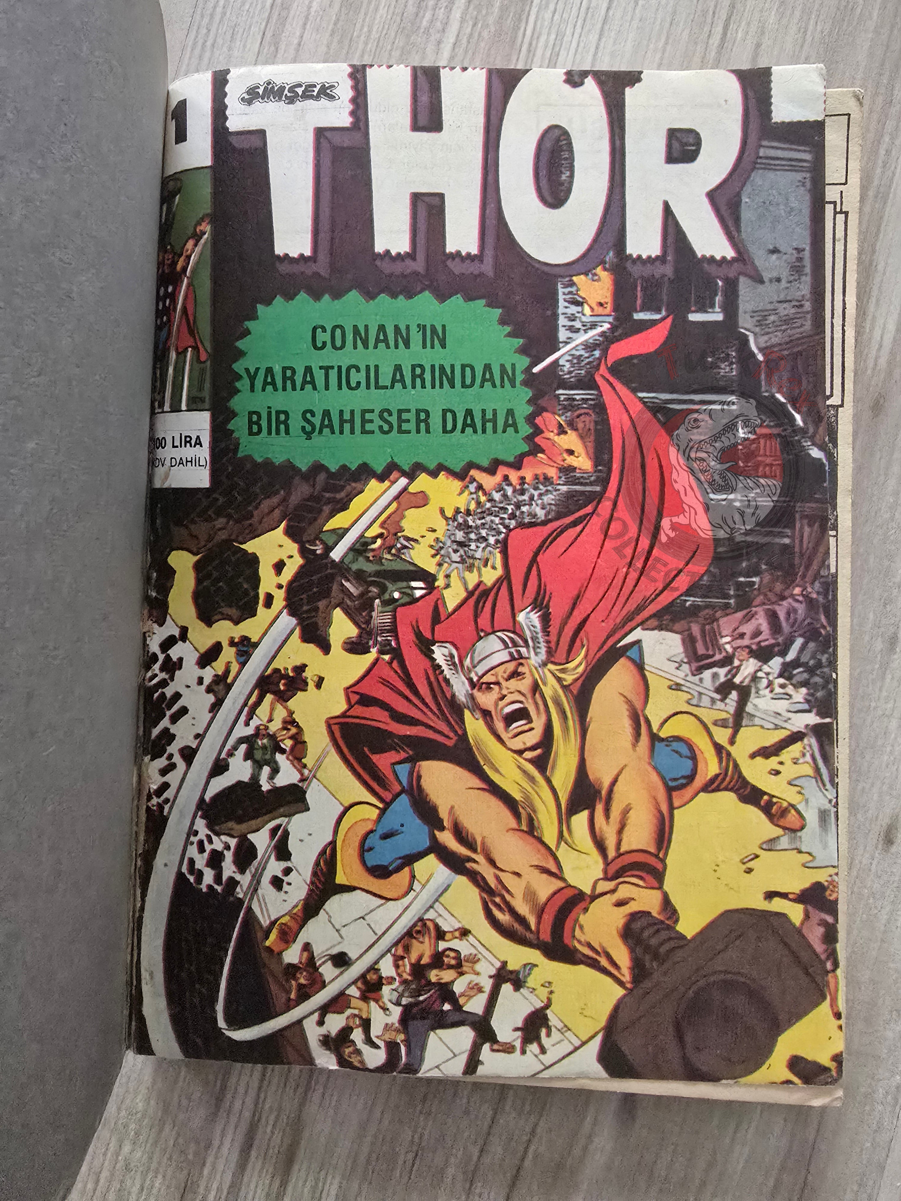 Thor Vol #1 1987 Turkish Comic Turkey The Mighty Thor #178–187 cover #183