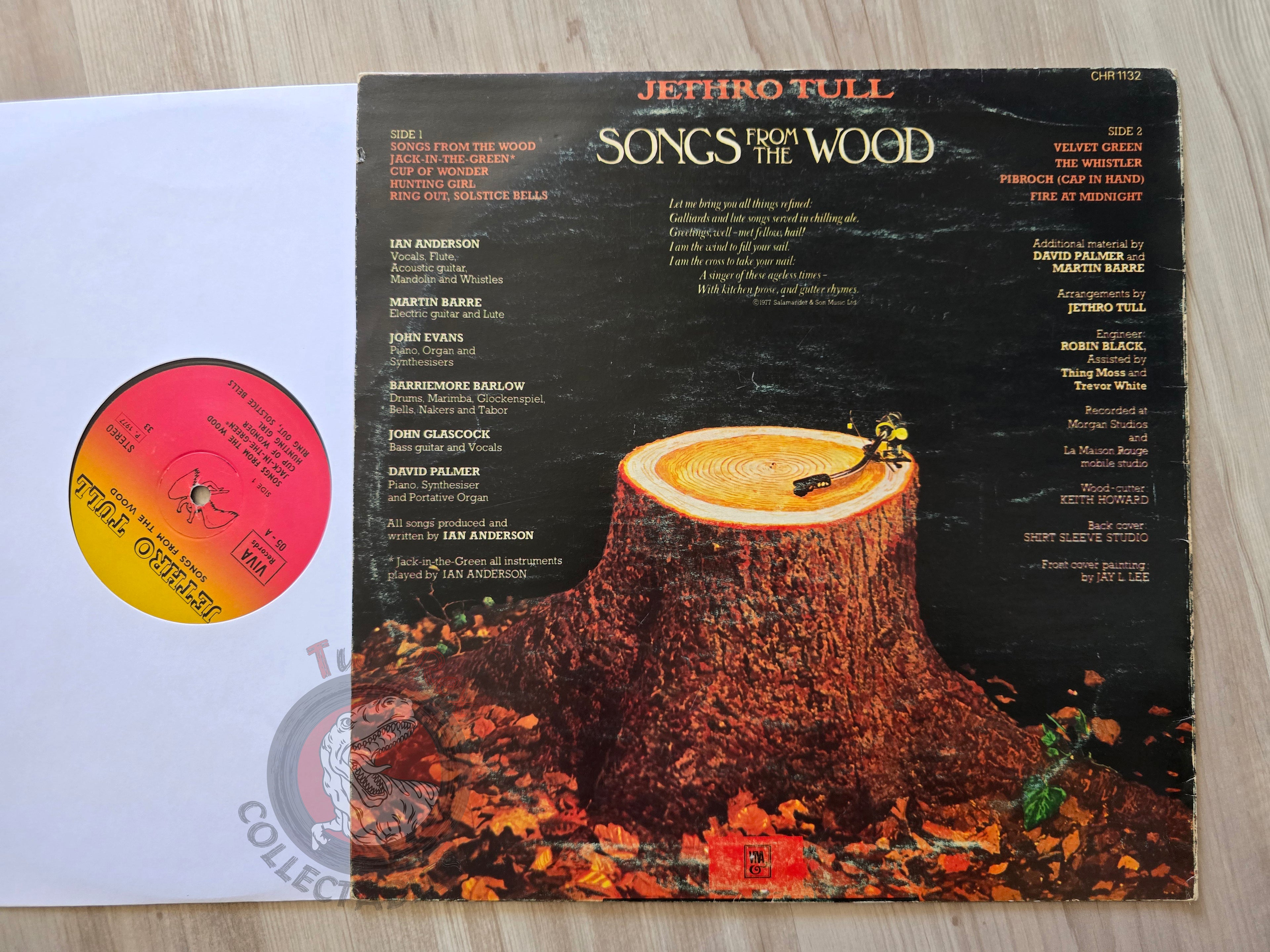 Jethro Tull – Songs From The Wood Turkish Pressing Vinyl Turkey Edition