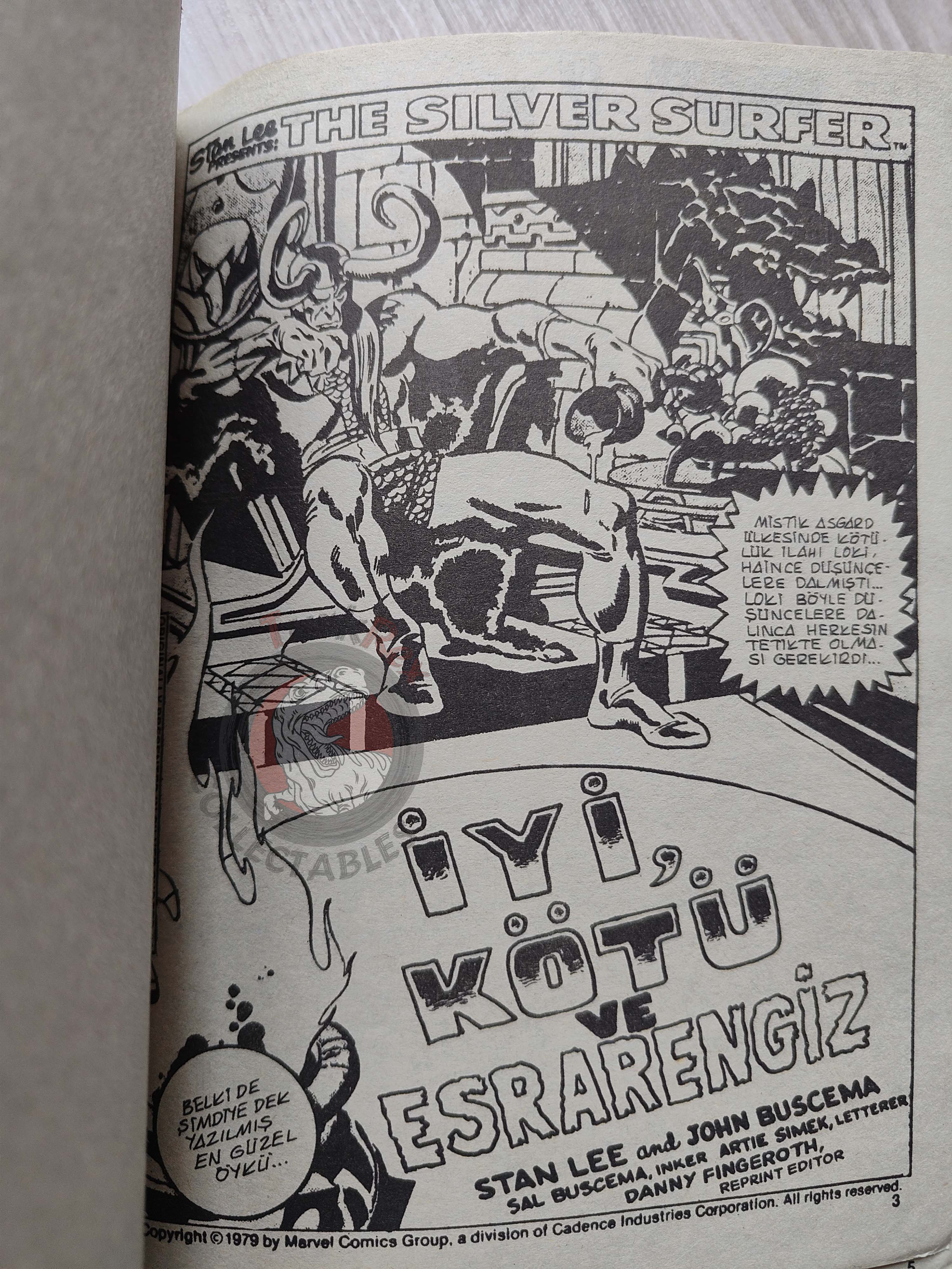 Silver Surfer Vol #2 1988 Turkish Comic Turkey #4 #5 #6  Super-Villain Classics #1