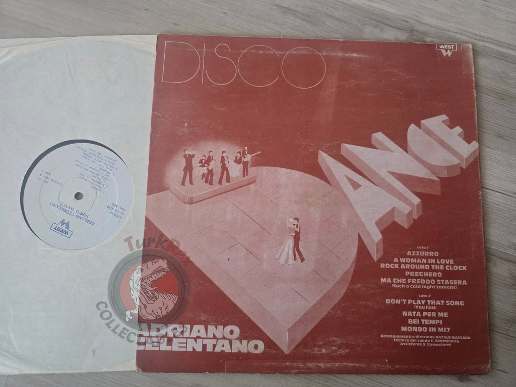 Adriano Celentano – Disco Dance Turkish Pressing Vinyl Turkey Edition 2