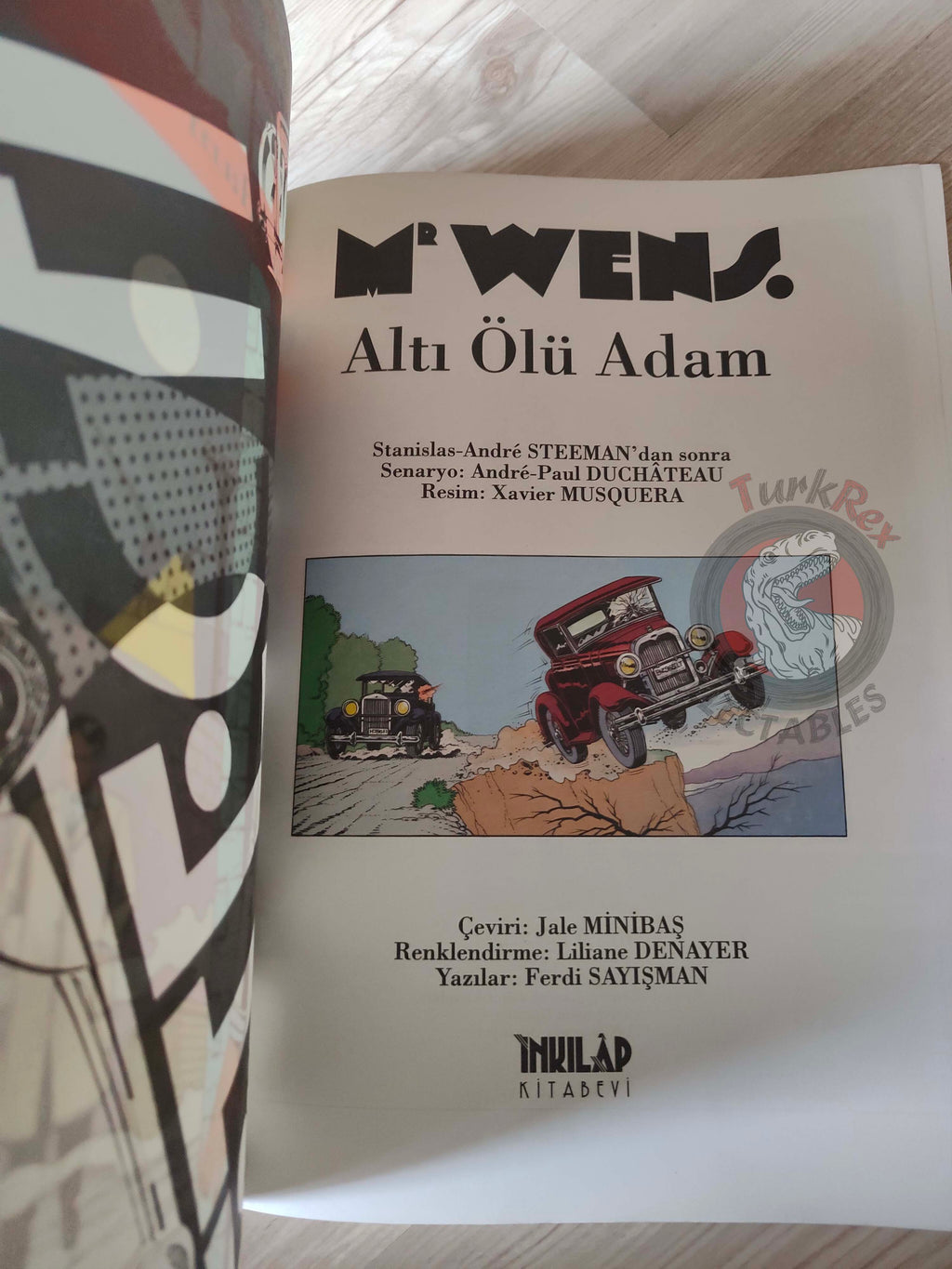Stanislas-André Steeman - Les atouts de Monsieur Wens Turkish Comic Turkey