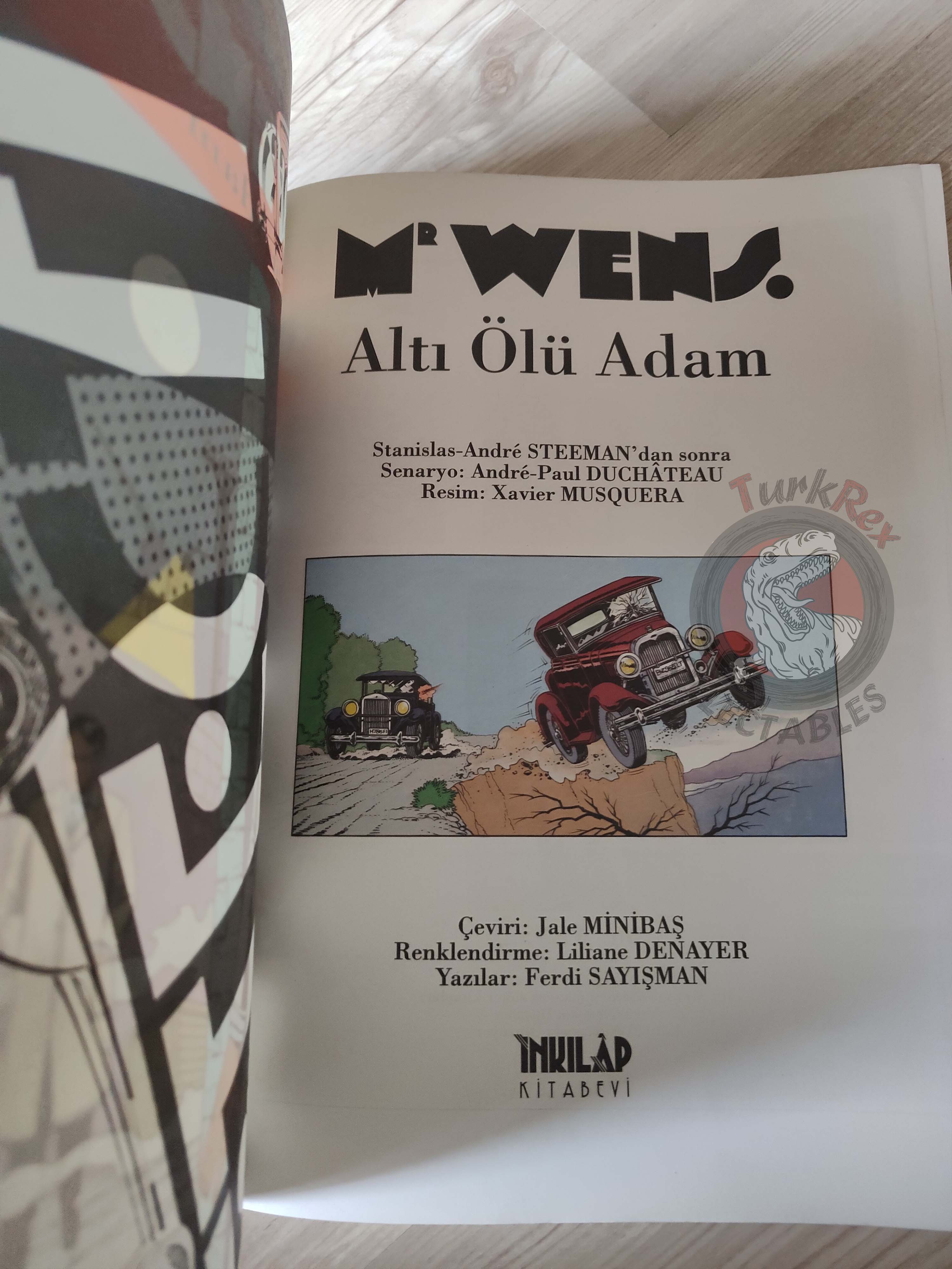 Stanislas-André Steeman - Les atouts de Monsieur Wens Turkish Comic Turkey
