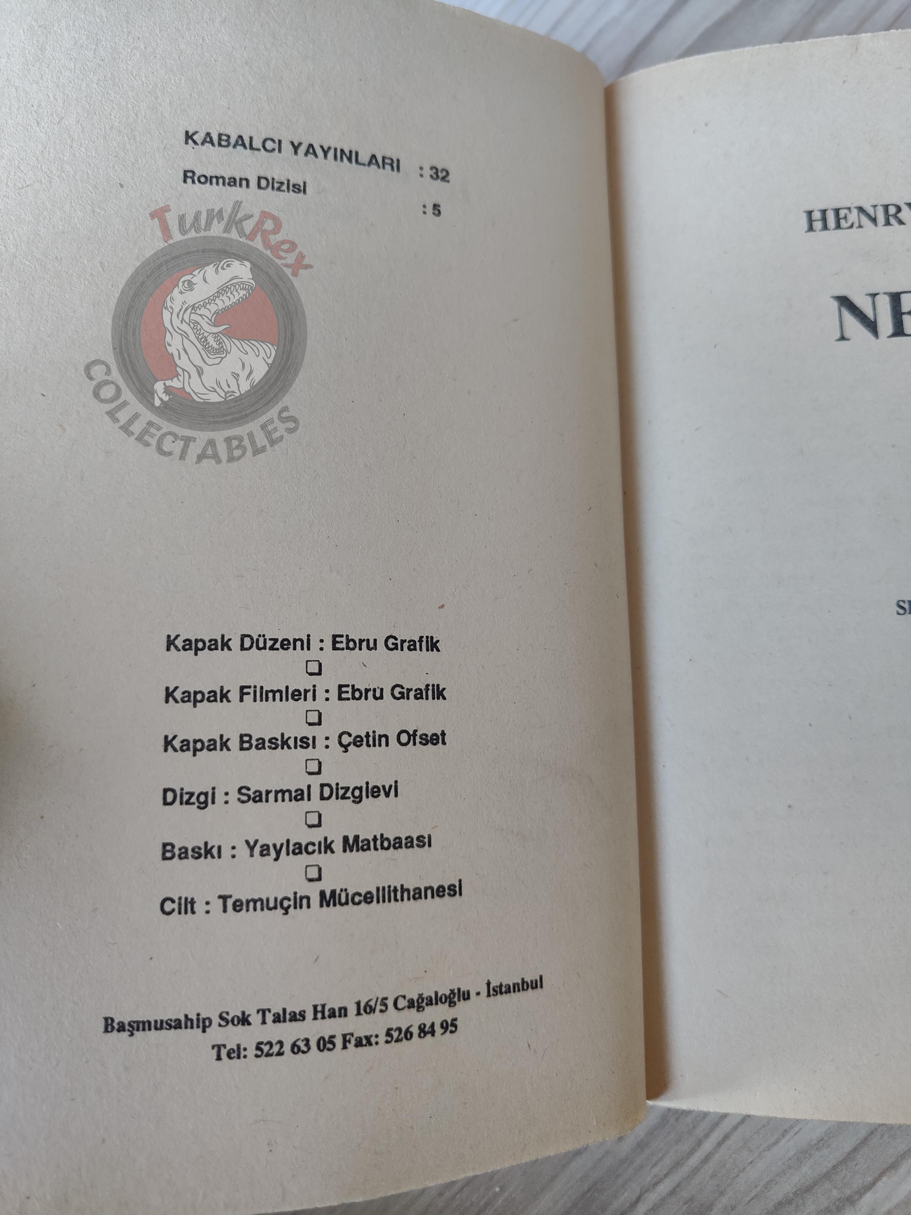 Henry Miller – Nexus 1993 Turkish Book Turkey The Rosy Crucifixion