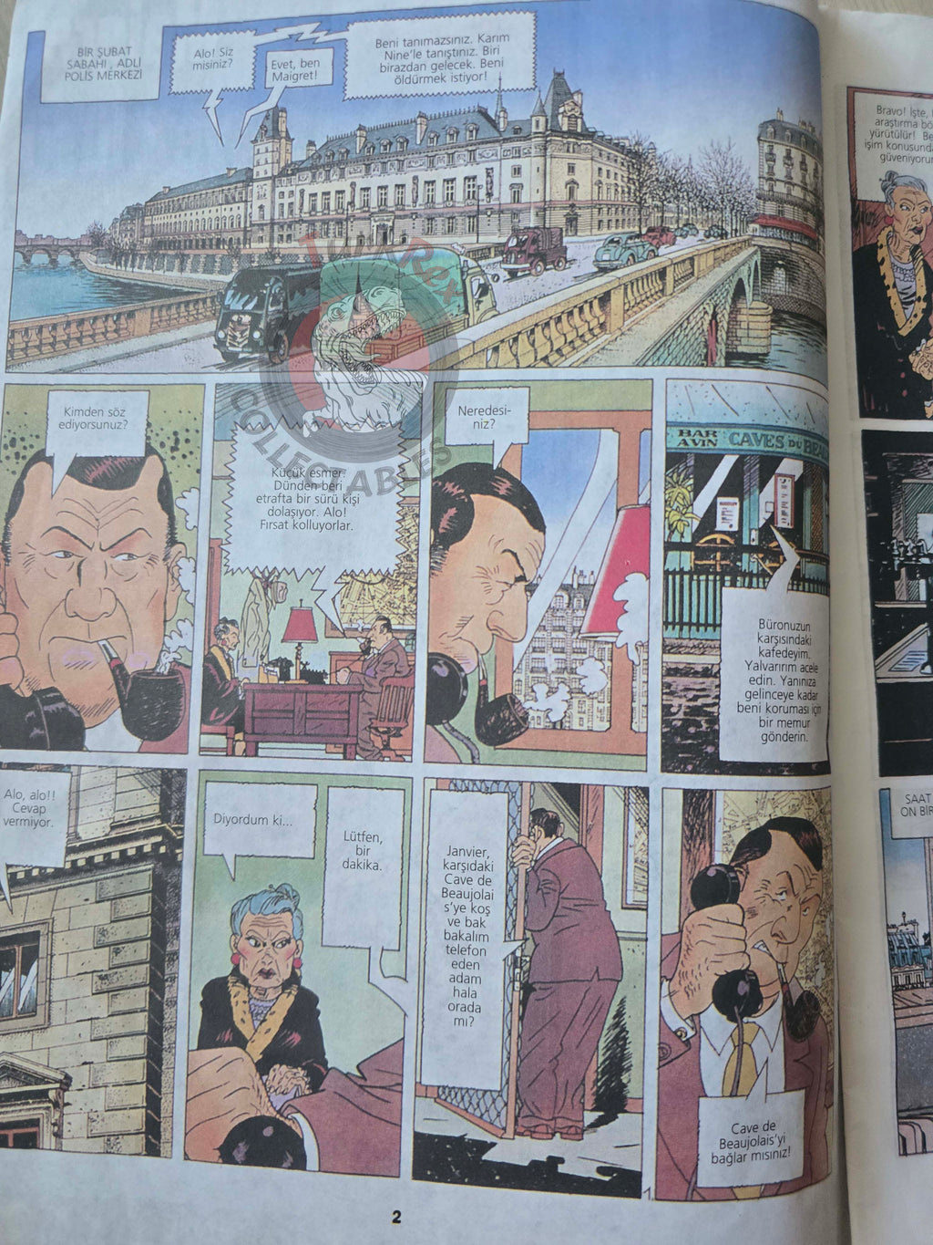 Georges Simenon - Maigret Et Son Mort Turkish Comic Turkey LeFrancq
