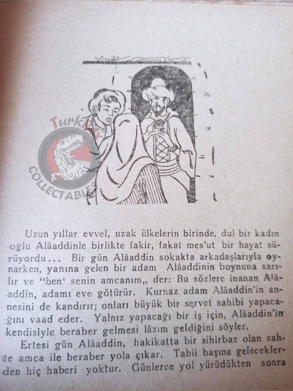 Aladdin and the Magic Lamp 1963 Turkish Book Turkey 1001 Nights Illustrated