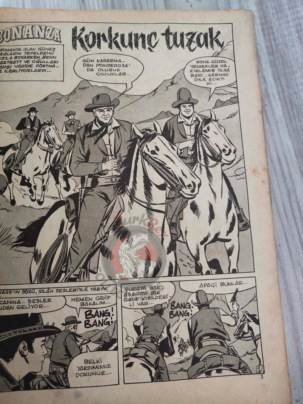 Bonanza – Volume 1 70s Turkish Comic Turkey Huckleberry Hound