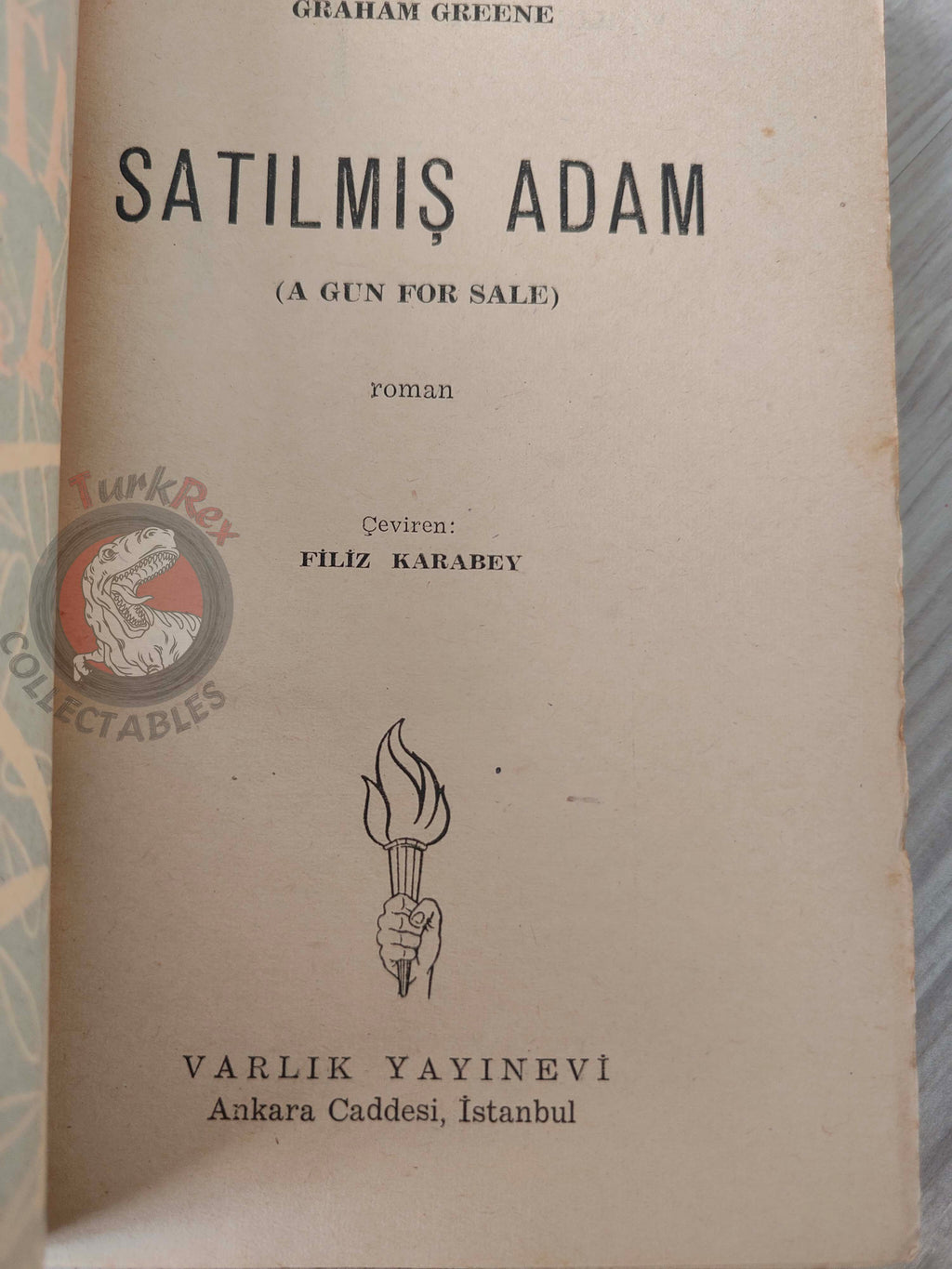 Graham Greene – A Gun for Sale 1955 1st Turkish Book Turkey