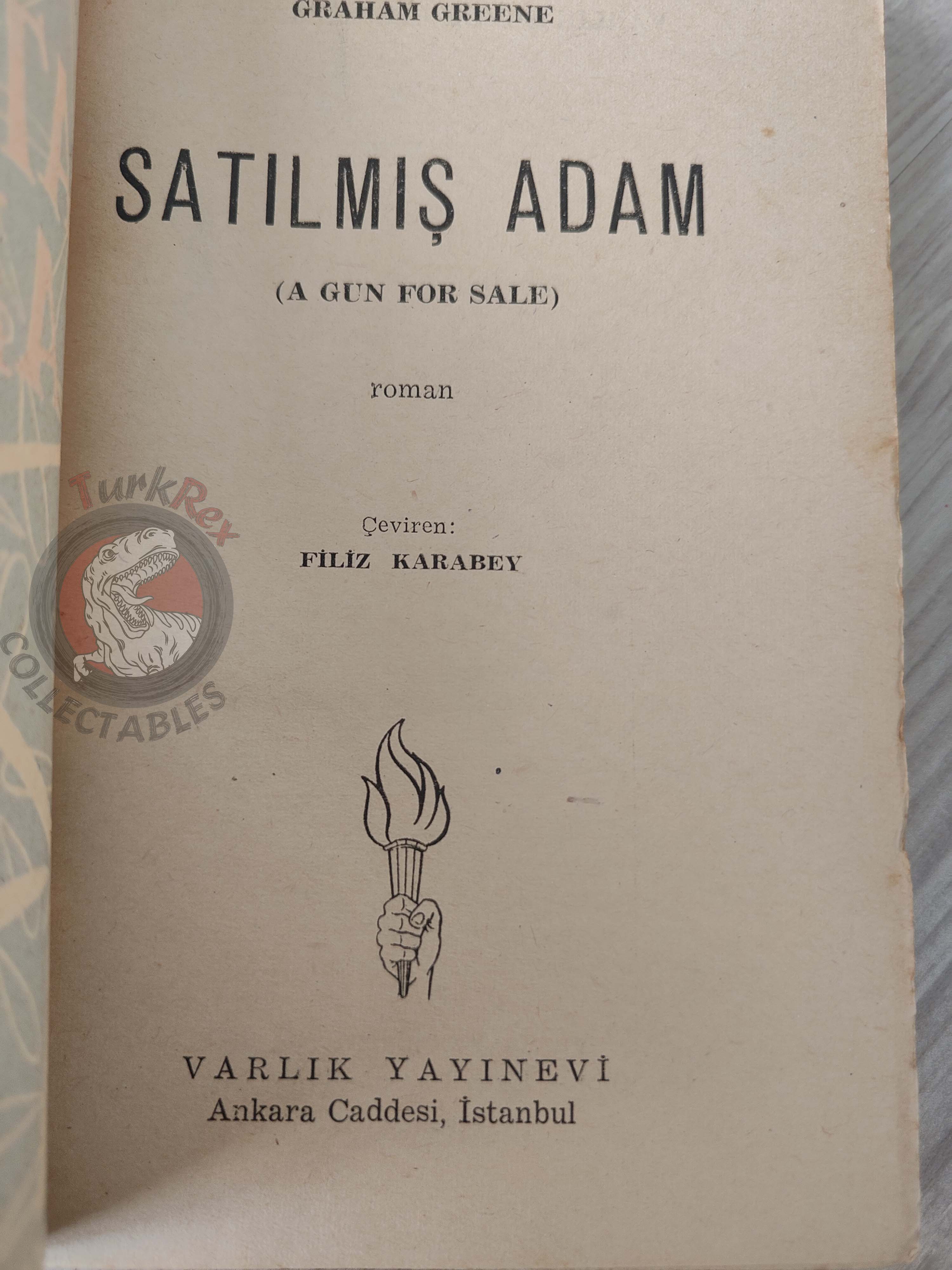Graham Greene – A Gun for Sale 1955 1st Turkish Book Turkey