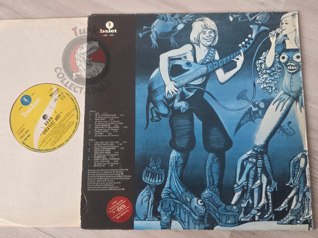 ABBA - Greatest Hits Turkish Pressing Vinyl Turkey Edition
