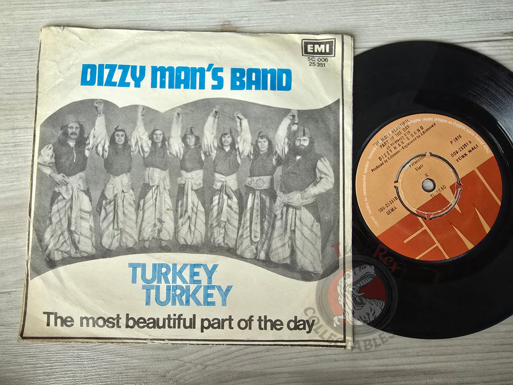 Dizzy Man's Band – Turkey Turkey 7" Turkish Pressing Vinyl Turkey Edition