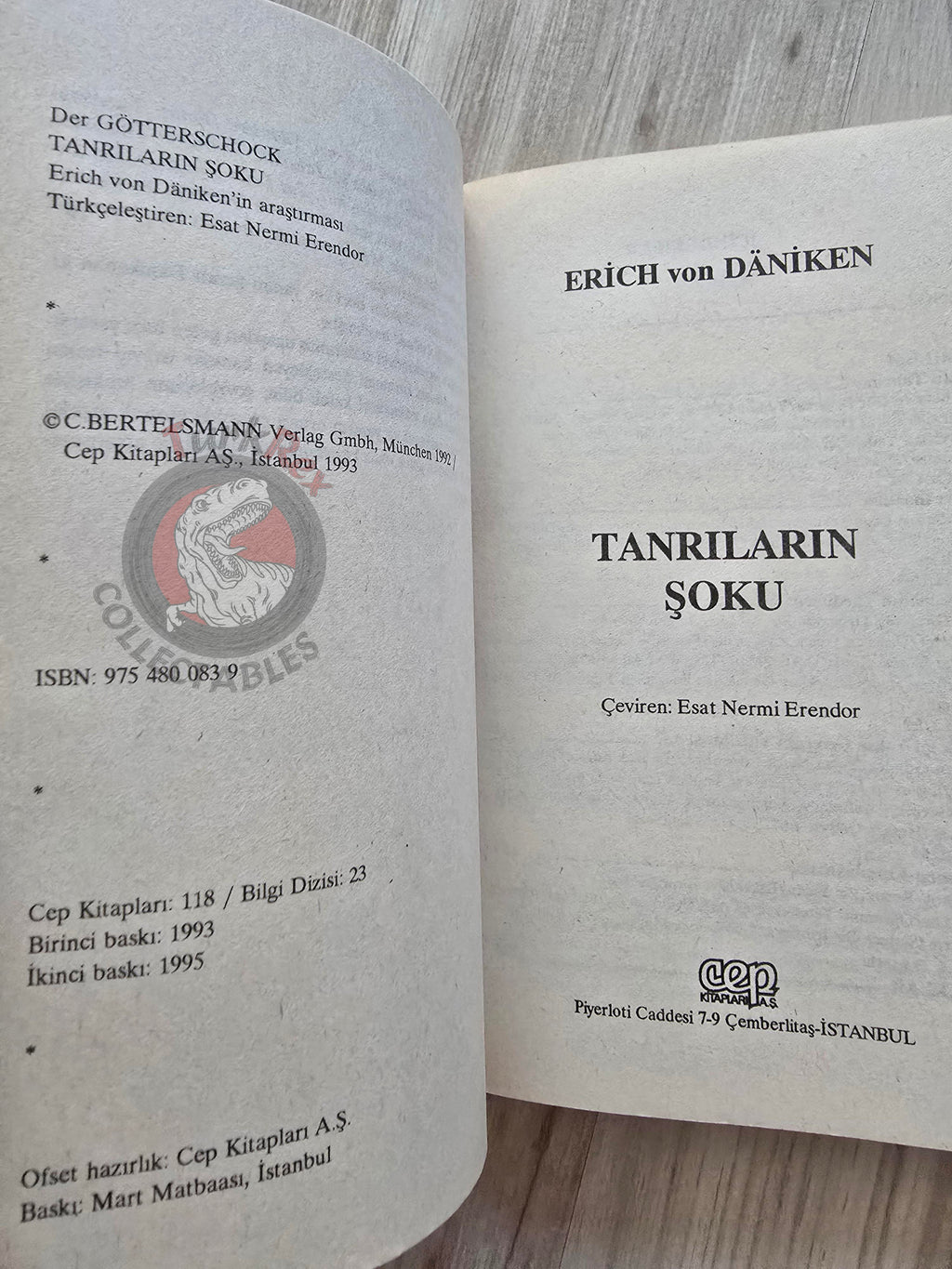 Erich von Däniken –  The Return of the Gods 1995 Turkish Book Turkey Ufology