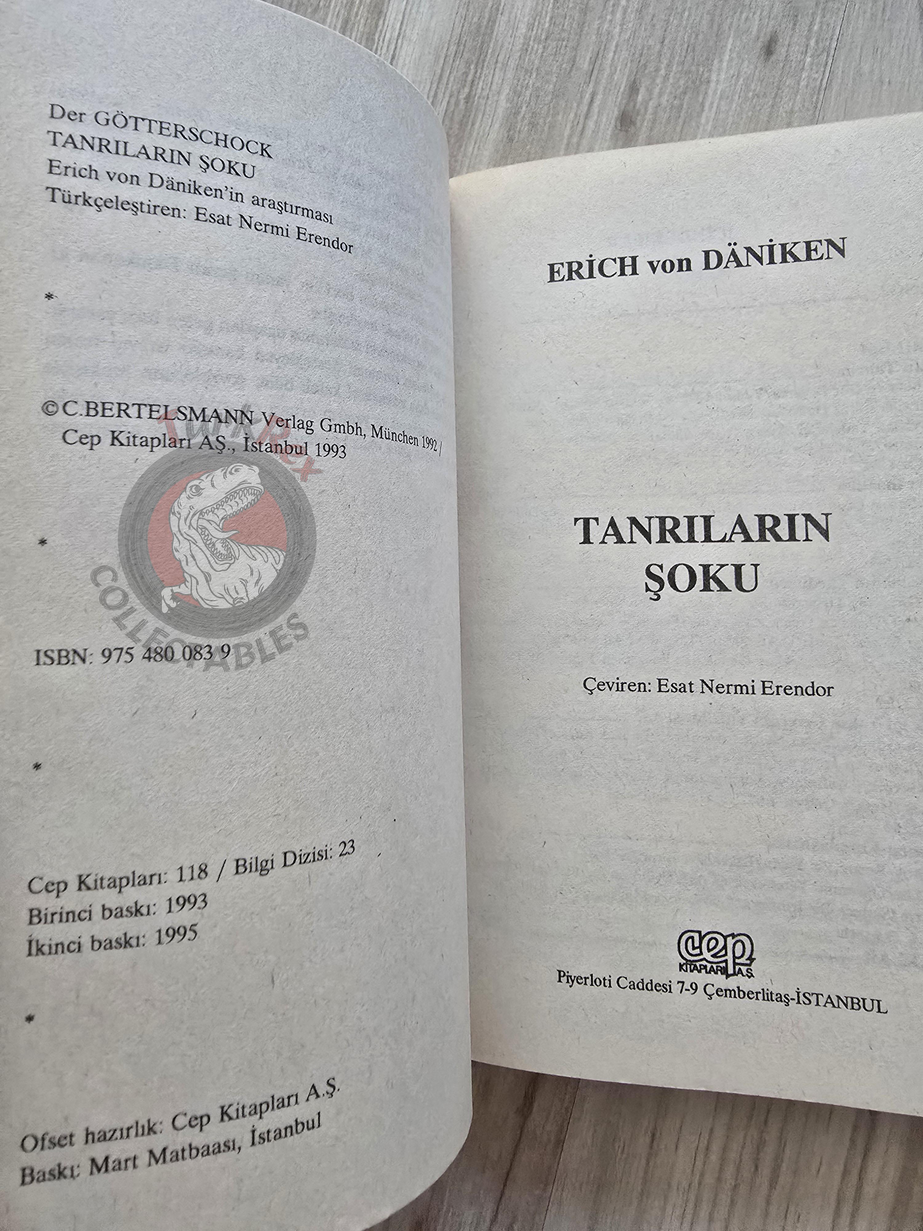 Erich von Däniken –  The Return of the Gods 1995 Turkish Book Turkey Ufology