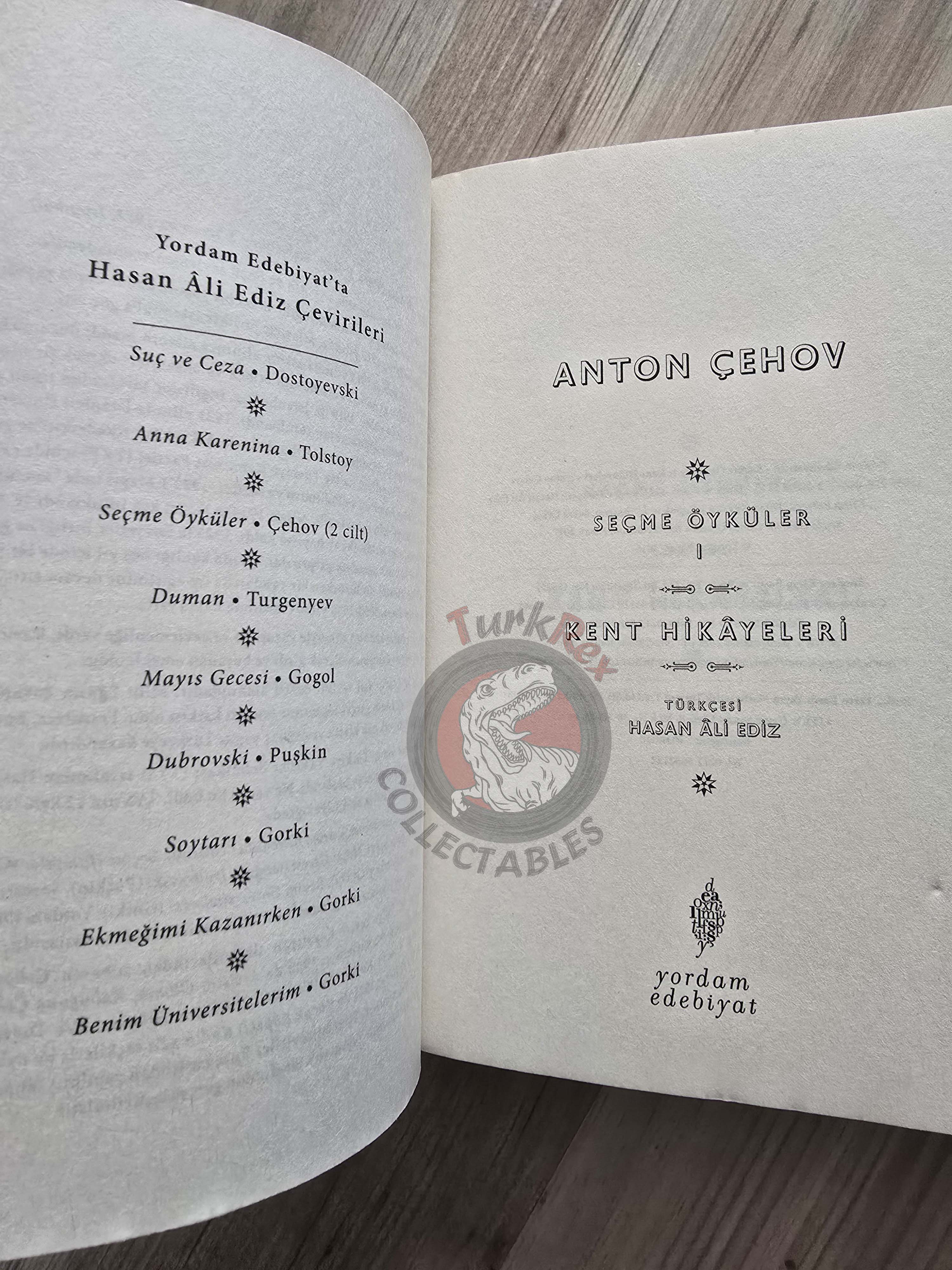 Anton Chekhov – Selected Stories: Tales of City Life 2017 Turkish Book Turkey