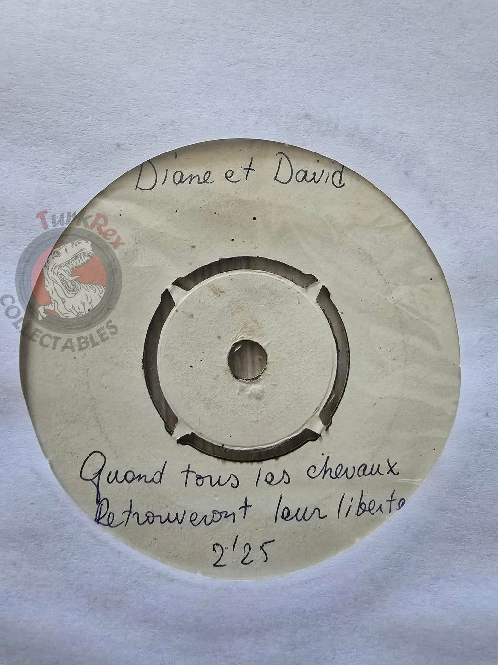 Diane Et David – Sur Les Quais D'Istanbul 7" Test Turkish Pressing Vinyl Turkey Edition