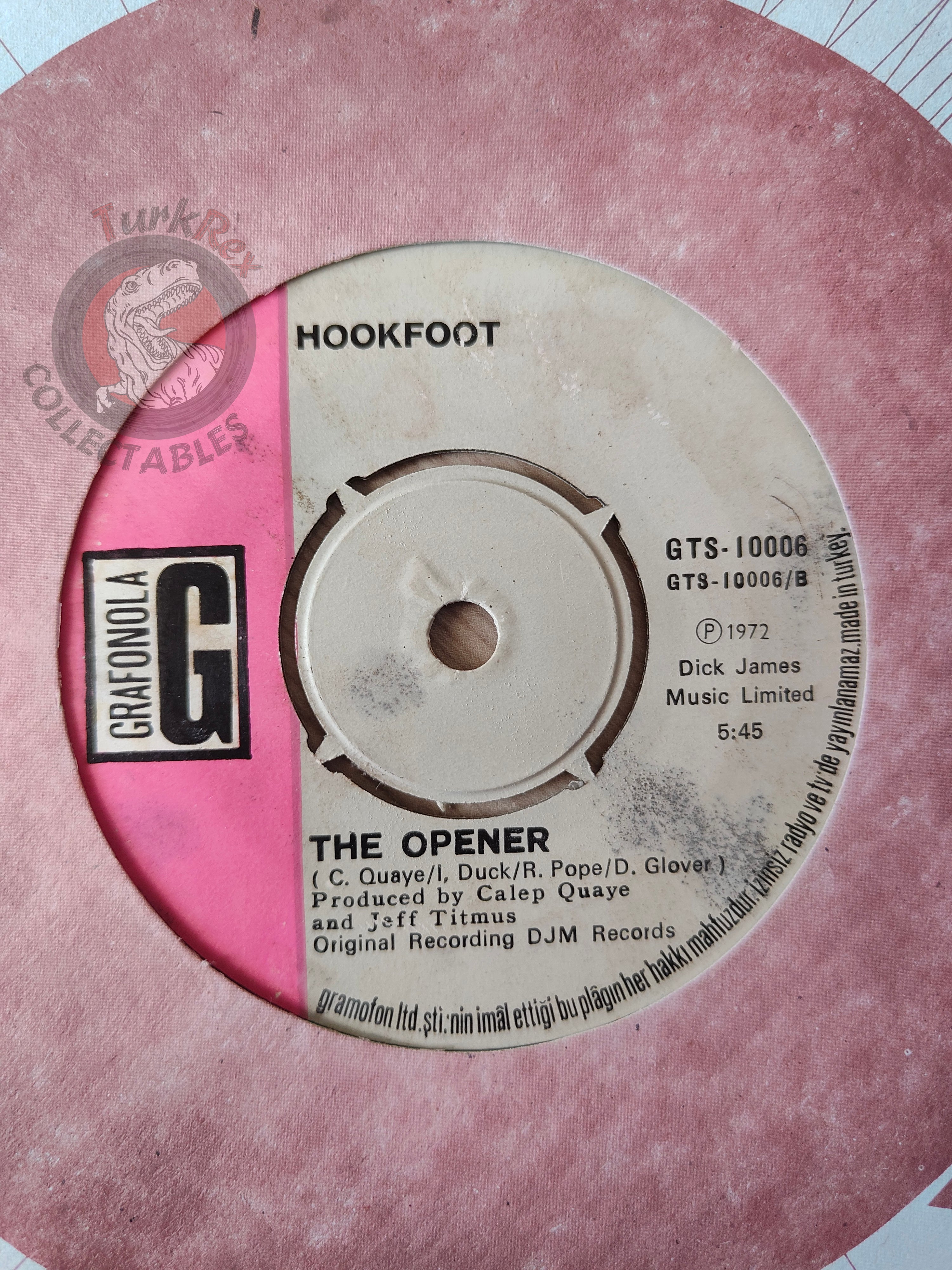 Hookfoot – Sweet Sweet Funky Music 7" Turkish Pressing Vinyl Turkey Edition