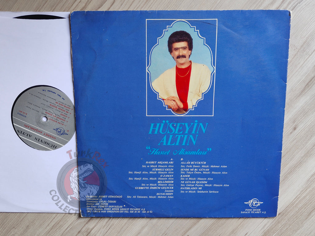 Hüseyin Altın – Hasret Akşamları Turkish Pressing Vinyl Turkey Edition