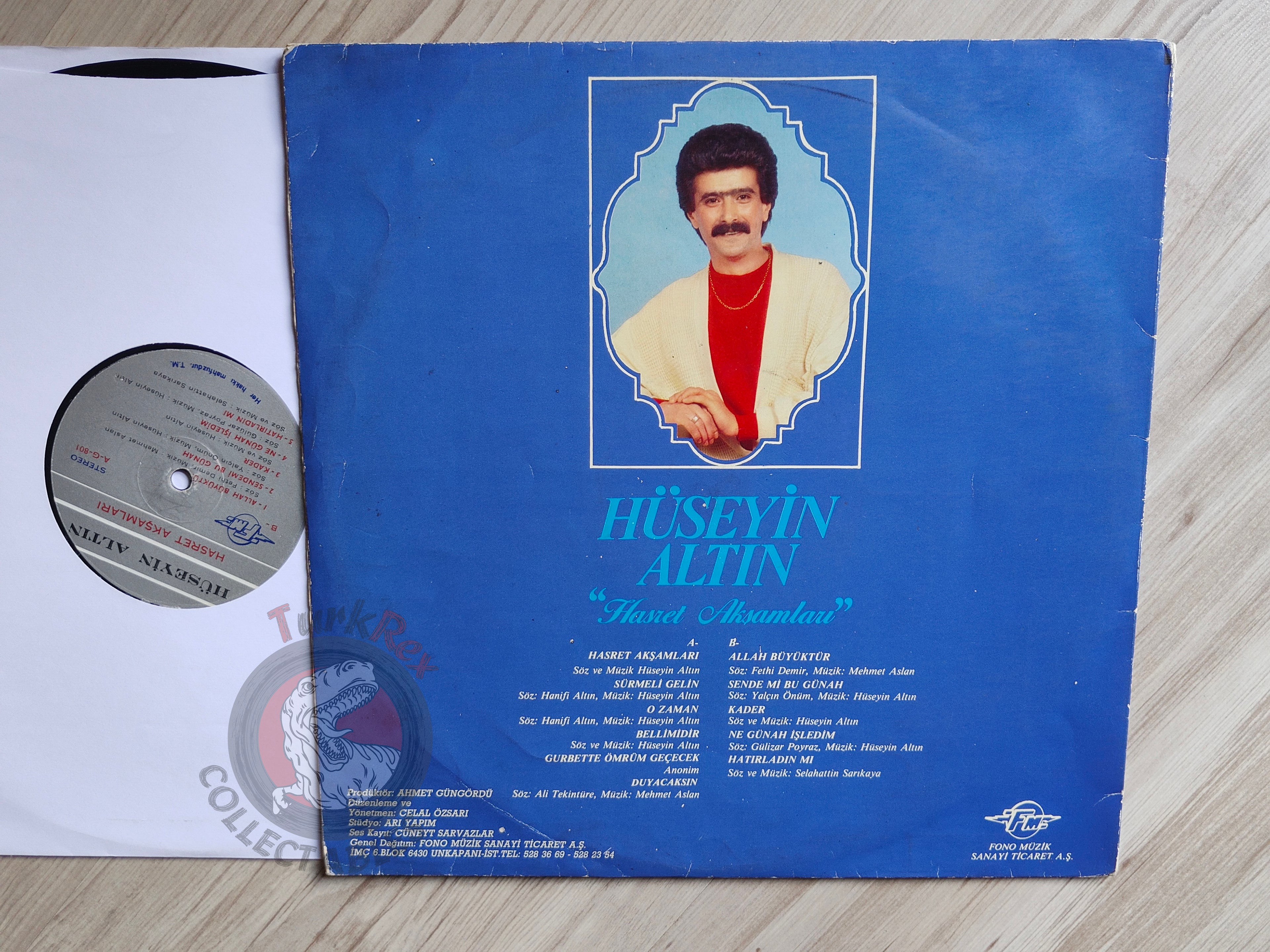 Hüseyin Altın – Hasret Akşamları Turkish Pressing Vinyl Turkey Edition
