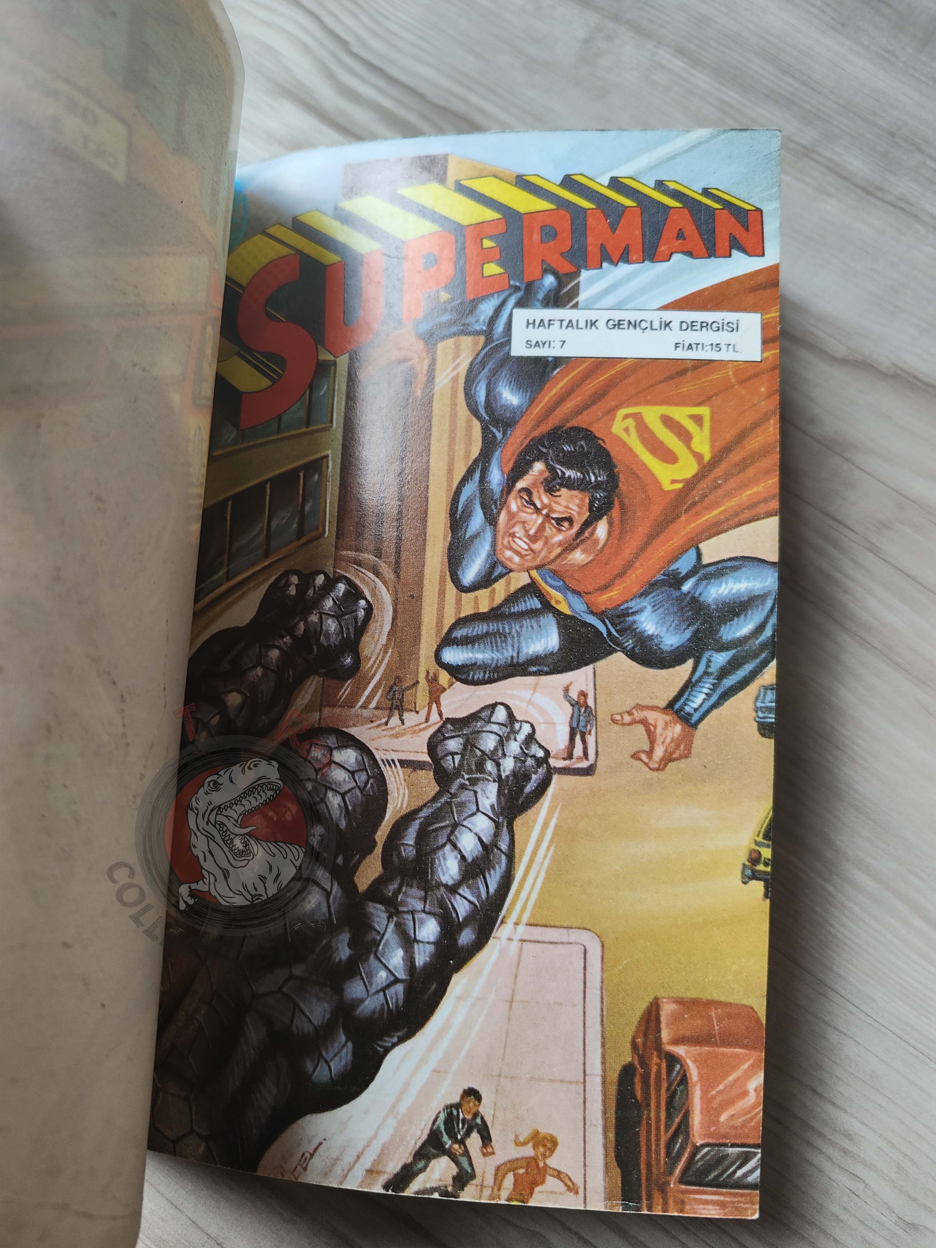 Superman Vol #3 1980s Turkish Comic Turkey #329 #331 #332 Superboy #232