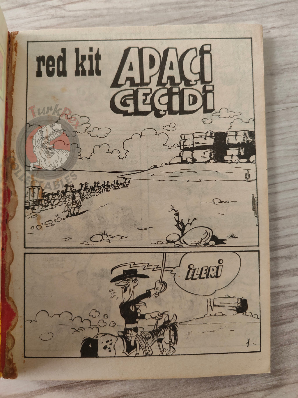Lucky Luke - Canyon Apache 1980s Turkish Comic Turkey