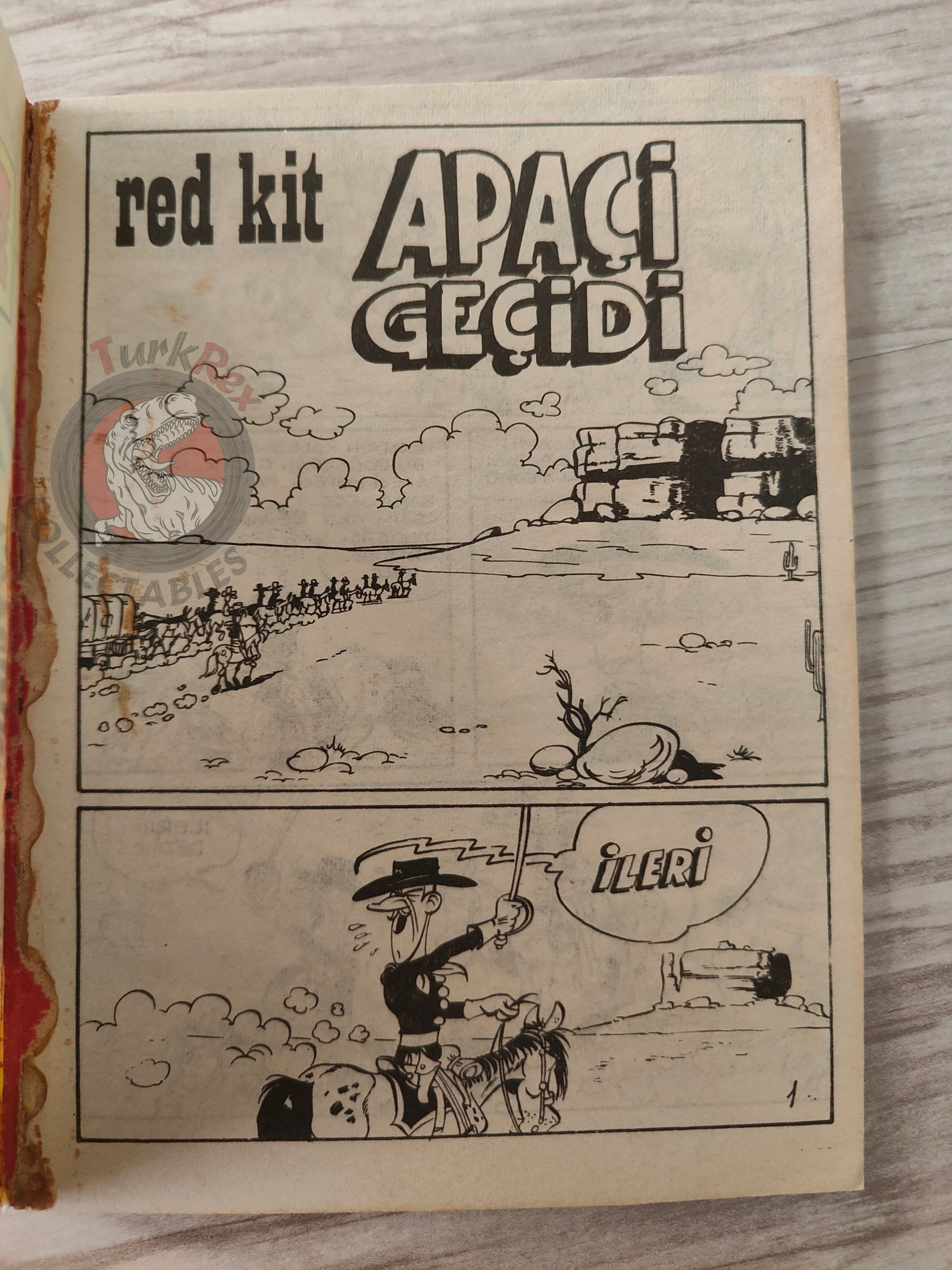 Lucky Luke - Canyon Apache 1980s Turkish Comic Turkey