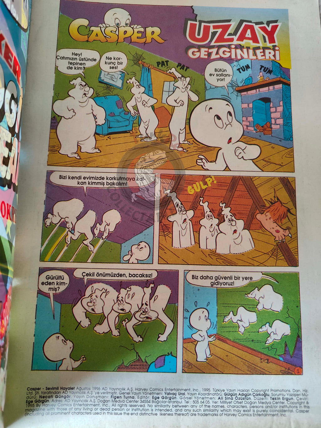 Casper the Friendly Ghost Magazine – Issue #12 1996 Turkish Comic Turkey