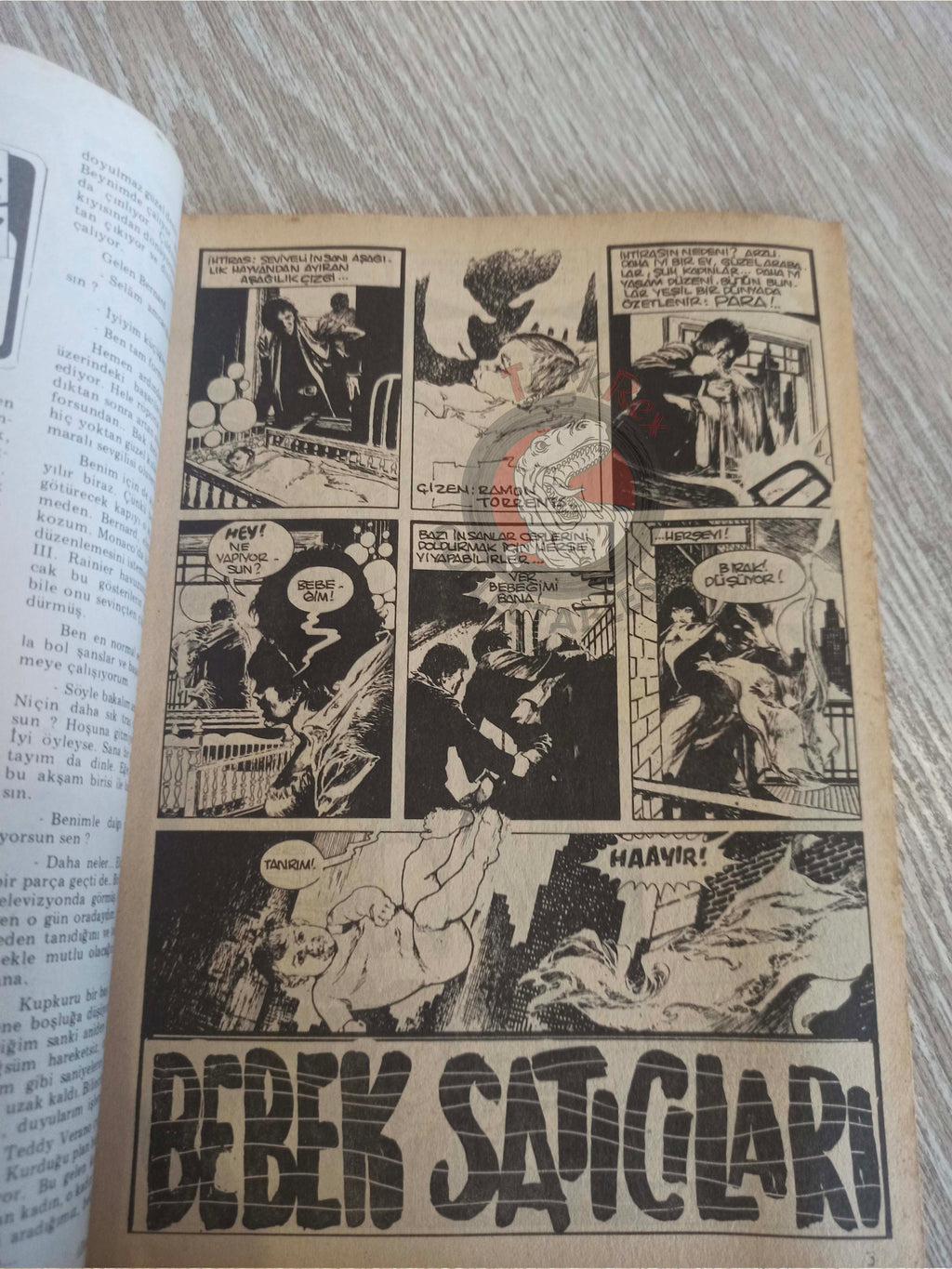 Vampirella #15 1977 Turkish Comic Turkey Warren Publishing cover Vampiress Carmilla #50 Morbius