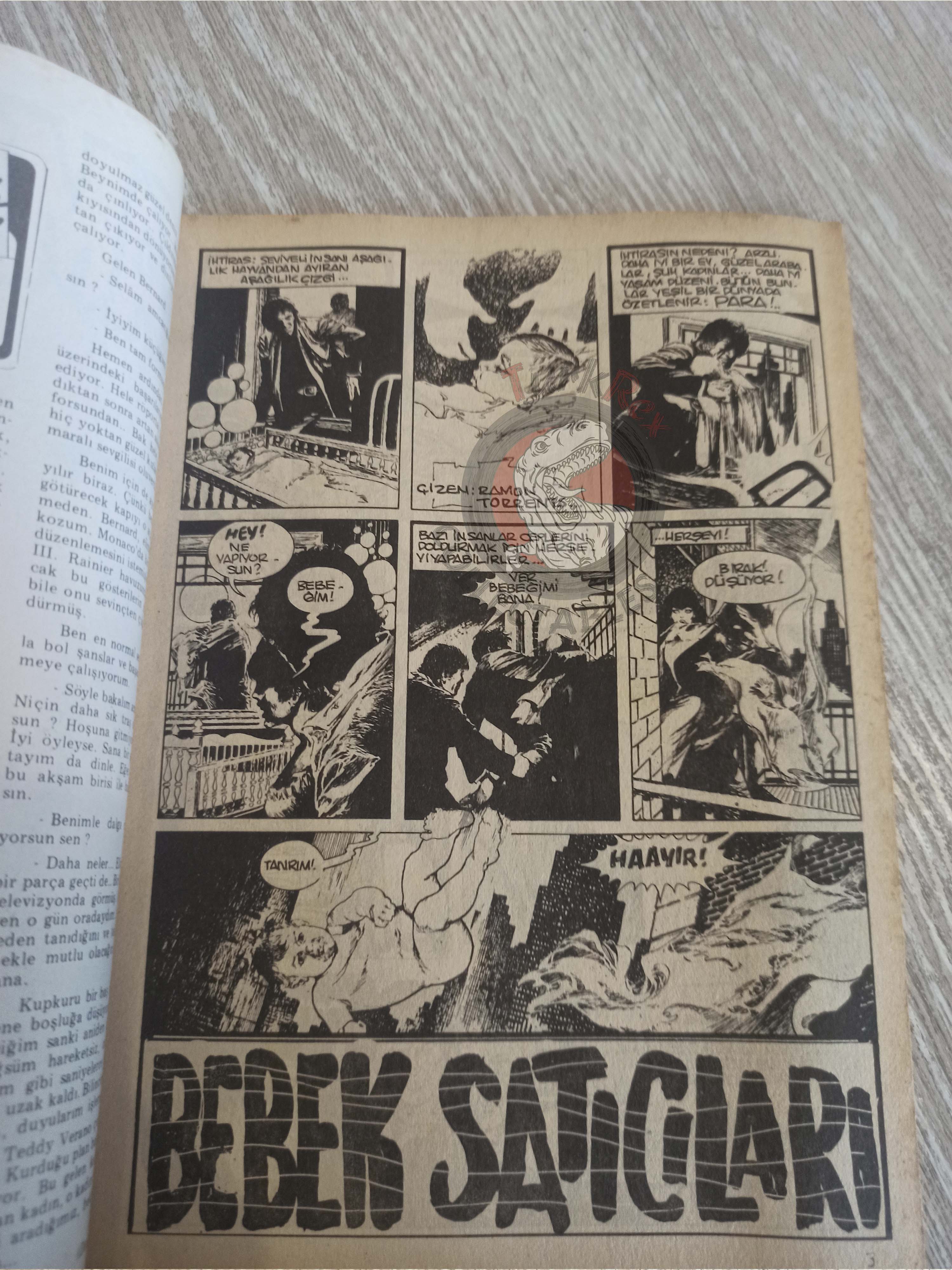 Vampirella #15 1977 Turkish Comic Turkey Warren Publishing cover Vampiress Carmilla #50 Morbius