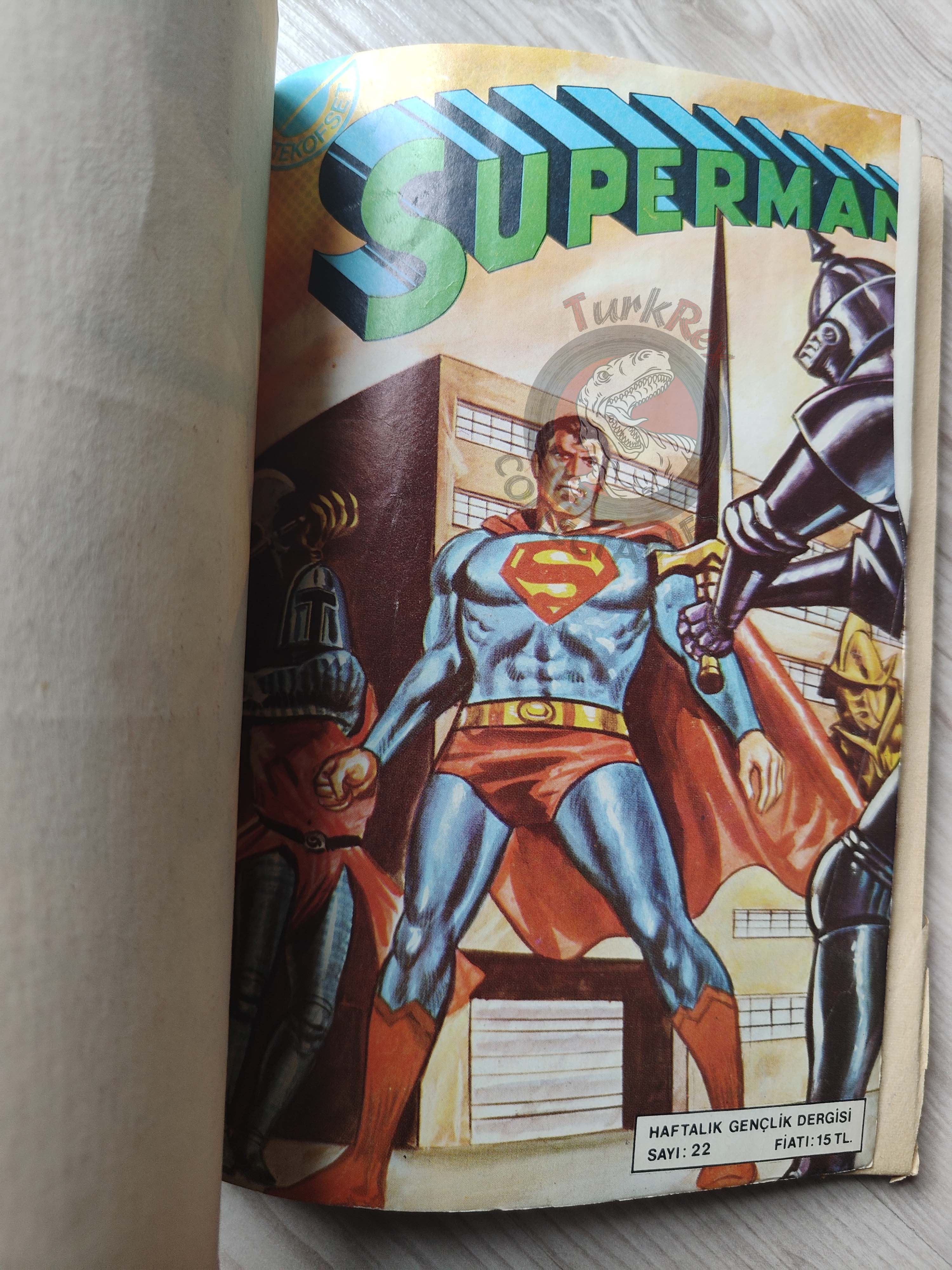 Superman Vol #8 1980s Turkish Comic Turkey #240 #223 #334 #335 Action Comics #401