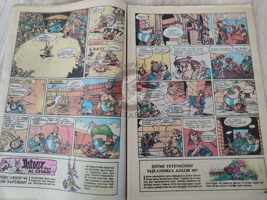 Asterix – Asterix and the Cauldron early 90s Turkish Edition Comic Turkey