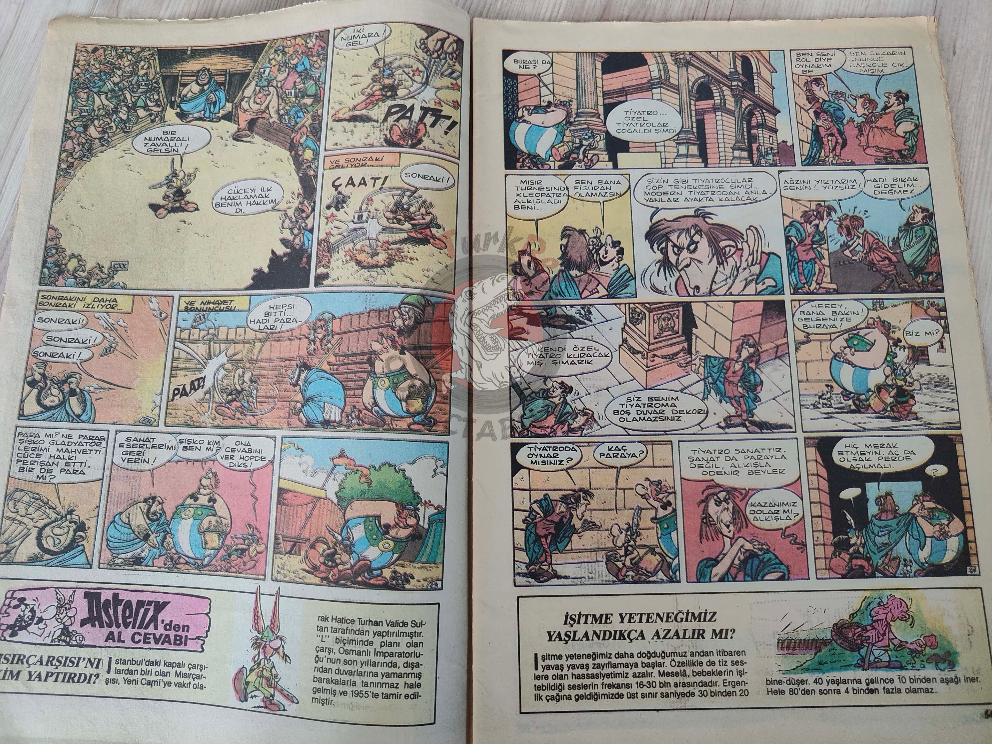 Asterix – Asterix and the Cauldron early 90s Turkish Edition Comic Turkey
