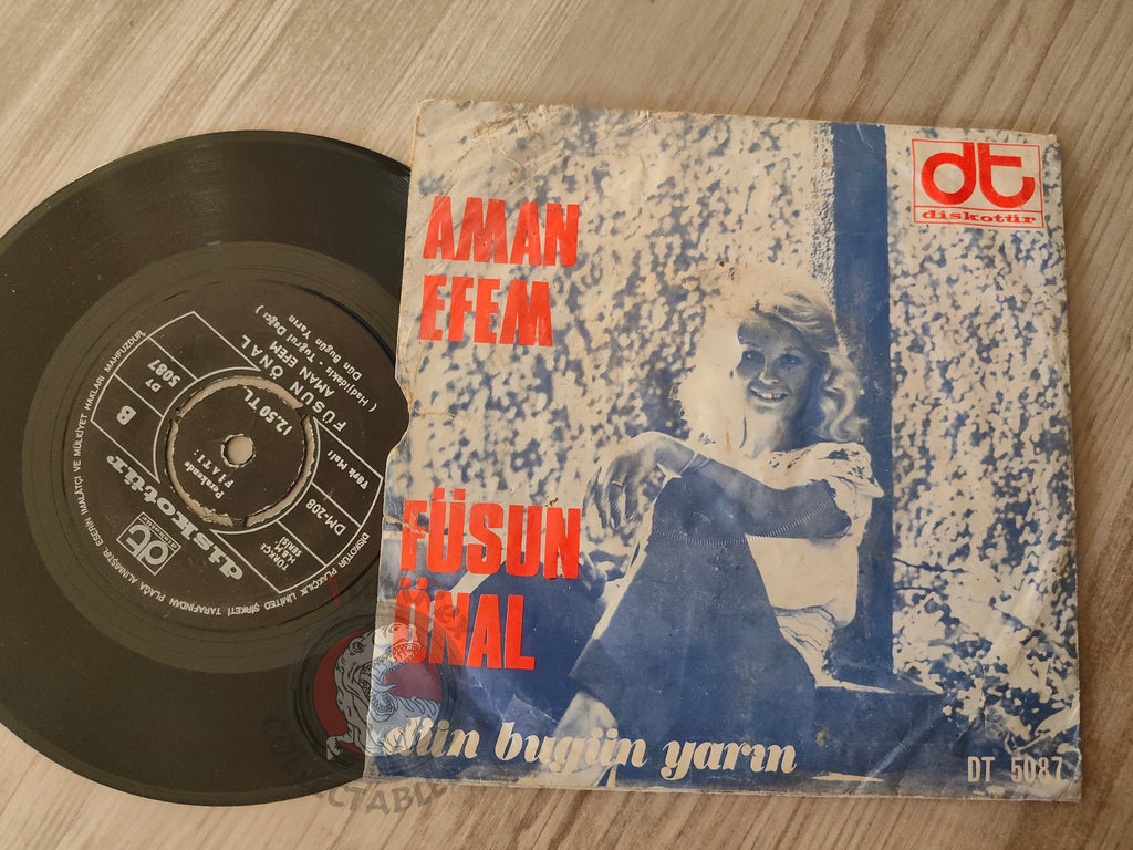 Füsun Önal – Senden Başka 7" Turkish Pressing Vinyl Turkey Edition