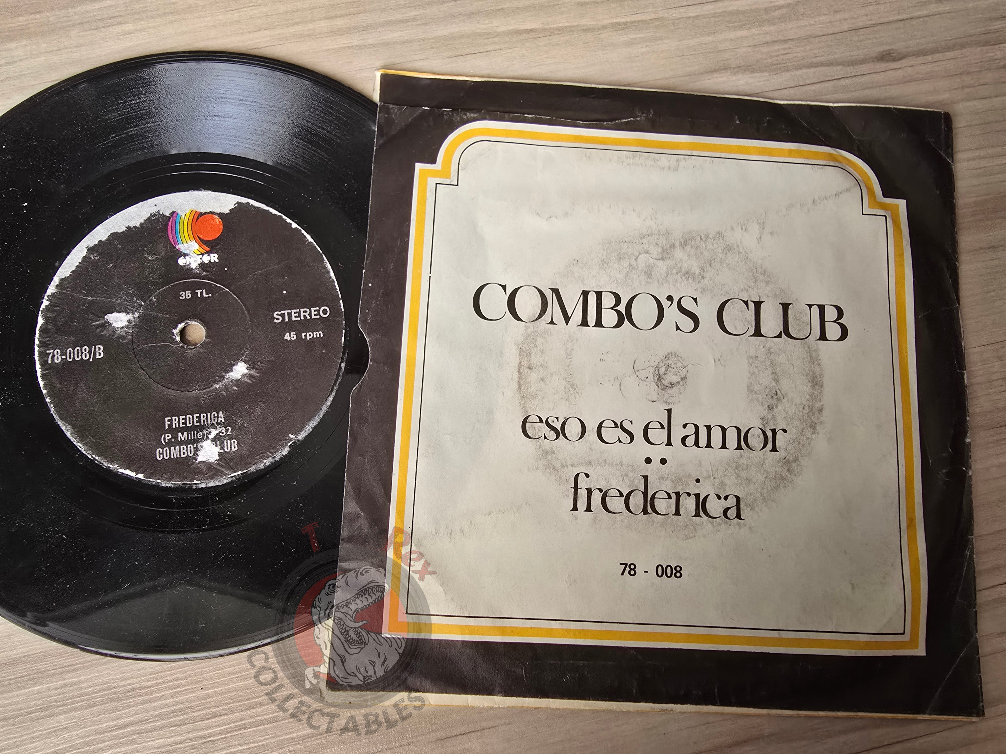 Combo's Club – Eso Es El Amor 7" Turkish Pressing Vinyl Turkey Edition