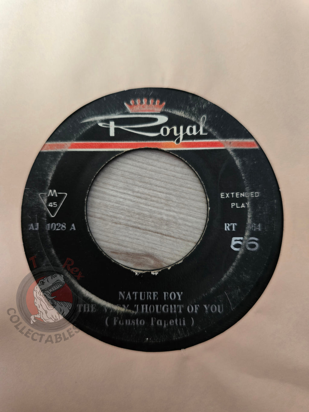 Fausto Papetti / Juan Cano – Nature Boy  7" Iran Pressing Vinyl Iranian Edition